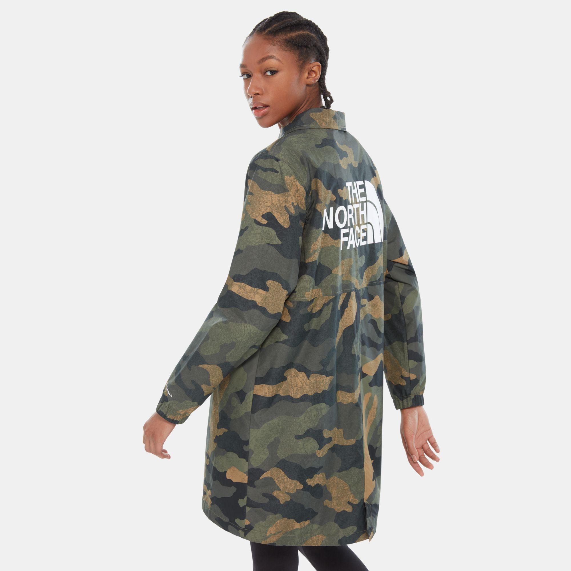 The North Face Telegraphic Coaches Jacke Burnt Olive Waxed Camo Print in  Grün - Lyst