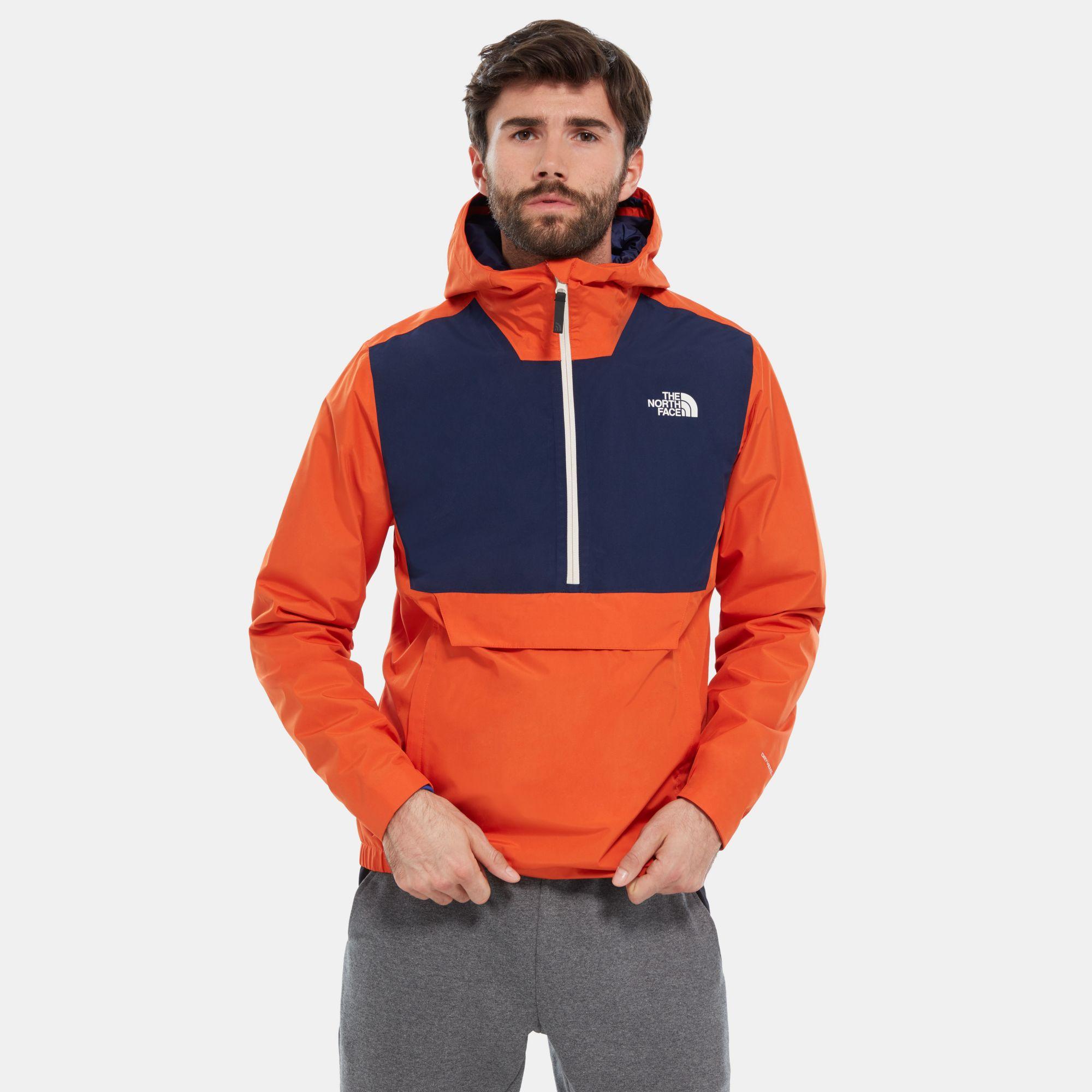 The North Face Men's Packable Waterproof Fanorak Jacket Papaya in Orange  for Men - Lyst
