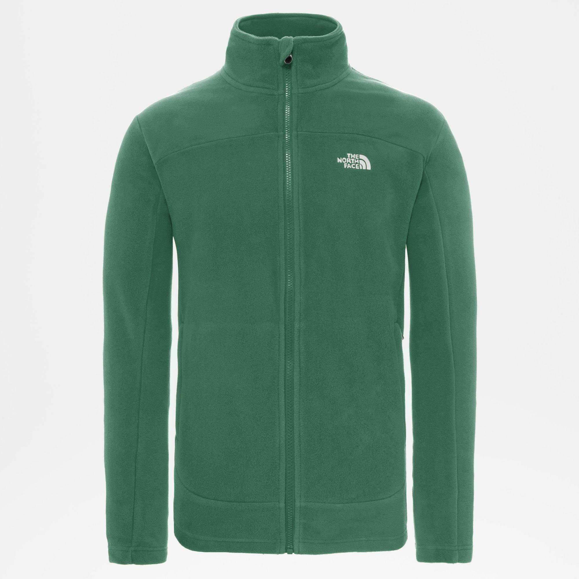 north face green fleece