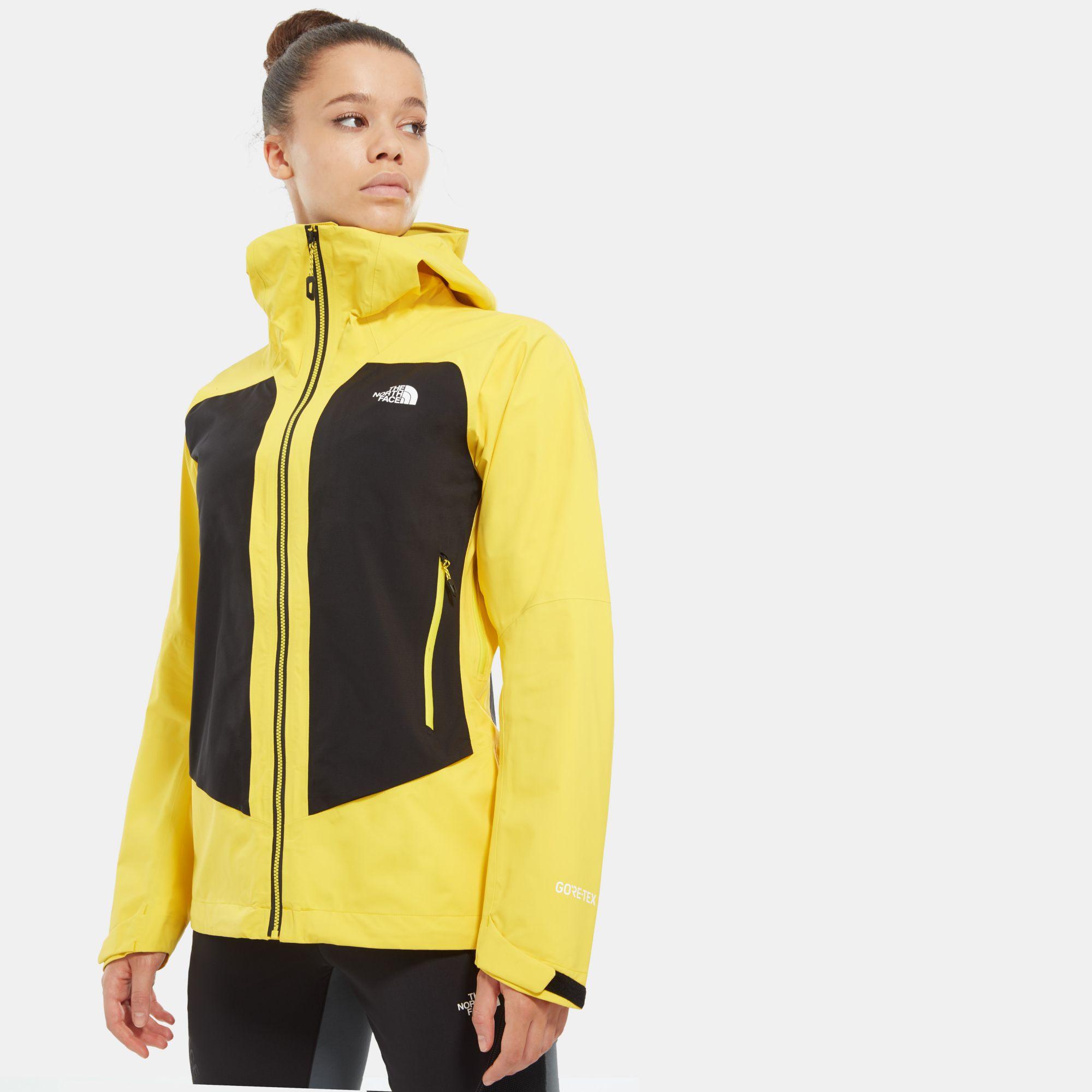 The North Face Women's Gore-tex® Impendor Cknit Jacket Vibrant Yellow in  Black - Lyst