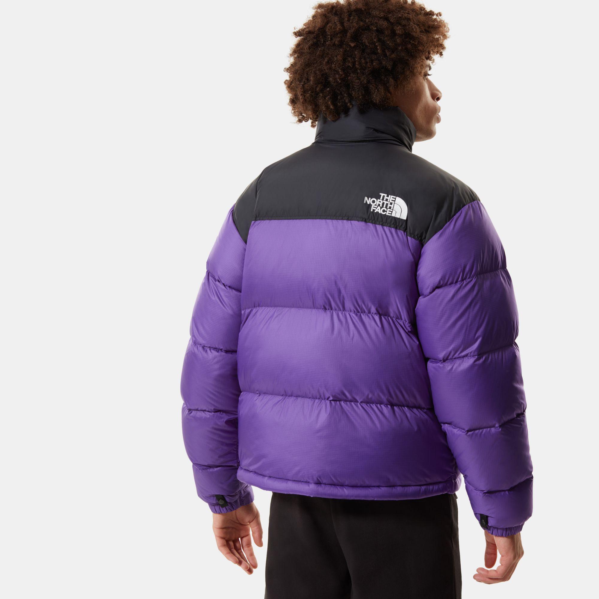 The North Face Purple And Black 1996 Retro Nuptse Jacket for Men - Lyst