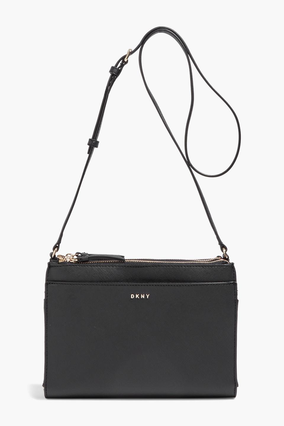 dkny leather shoulder bag