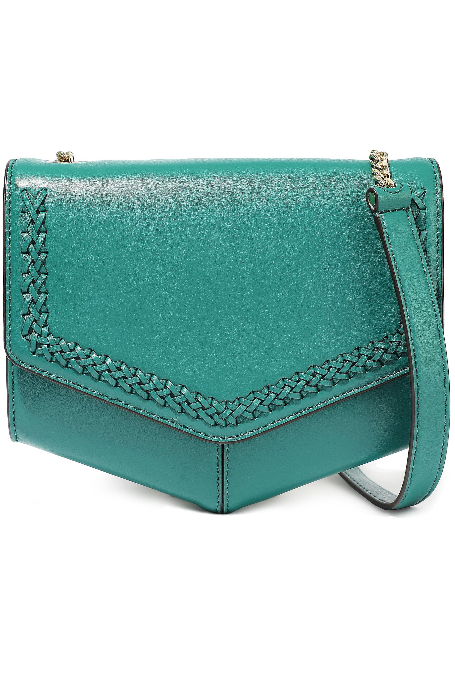 sandro lou leather shoulder bag