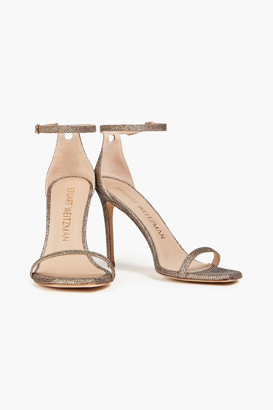 Stuart weitzman sales lame sandals