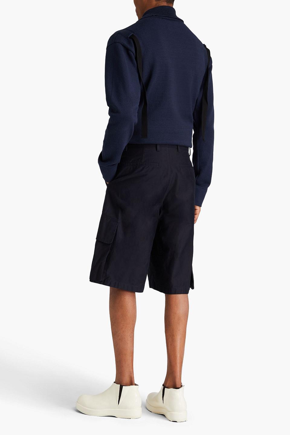 jil-sander-Blue-Cotton-twill- 