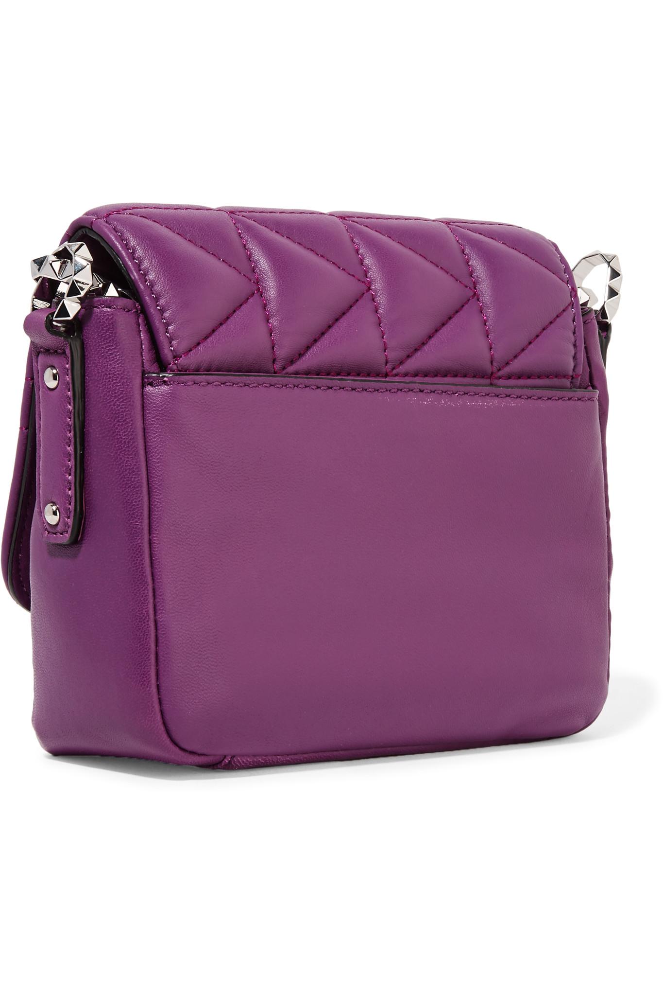 Karl Lagerfeld Quilted Leather Shoulder Bag Lyst