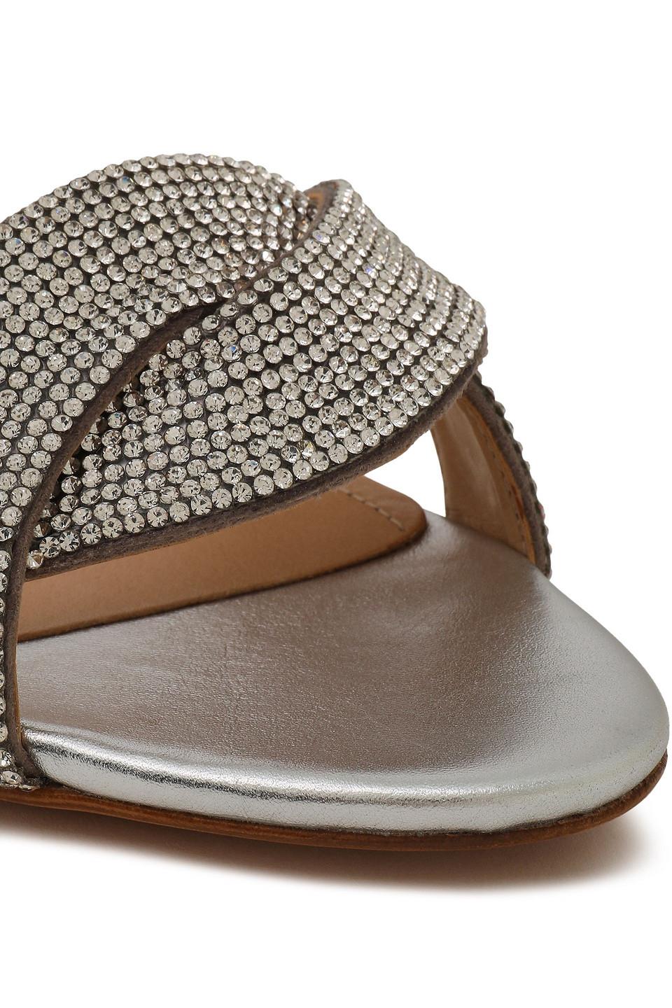schutz embellished heel