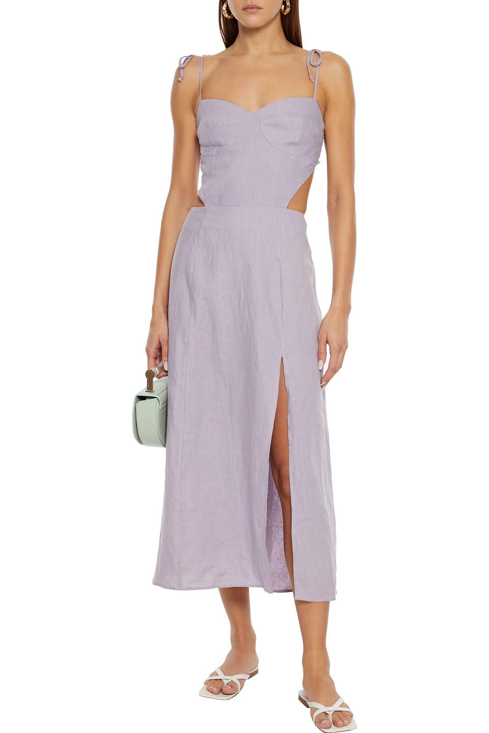 Reformation lavender dress discount
