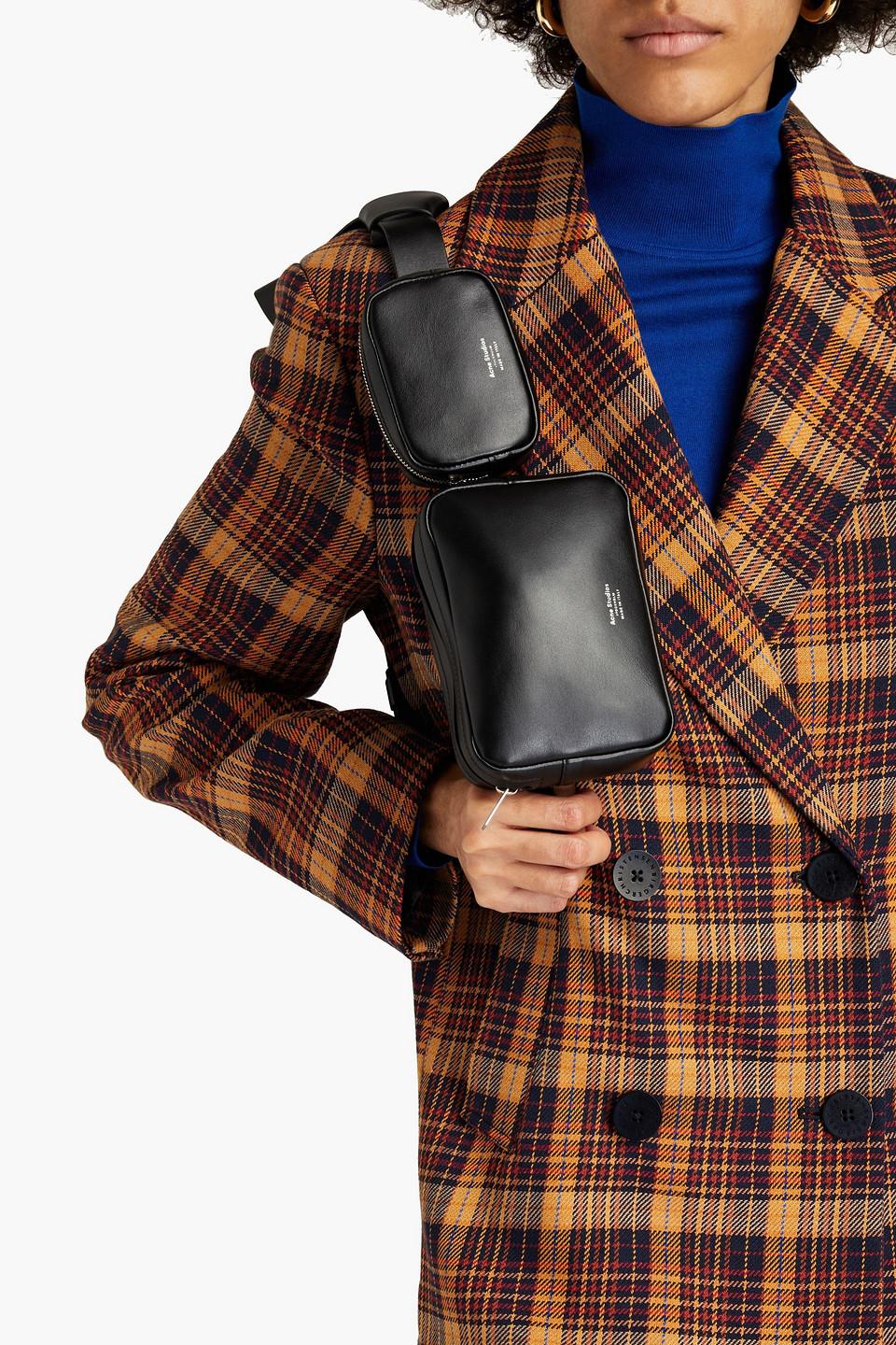 Acne Studios Knotted Leather Belt Bag in Black Lyst