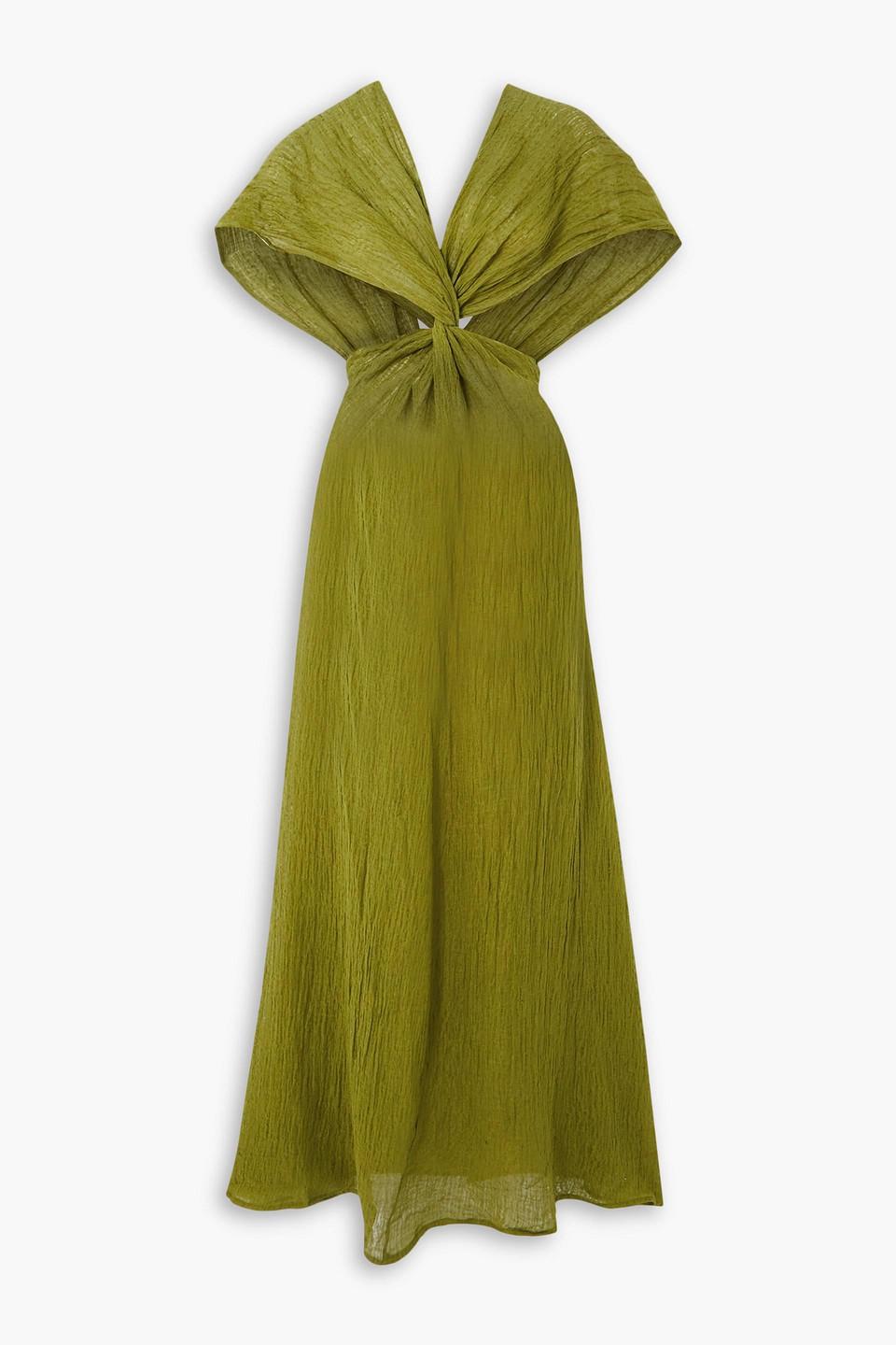 green emerald velvet dress Savannah Maxi Dress