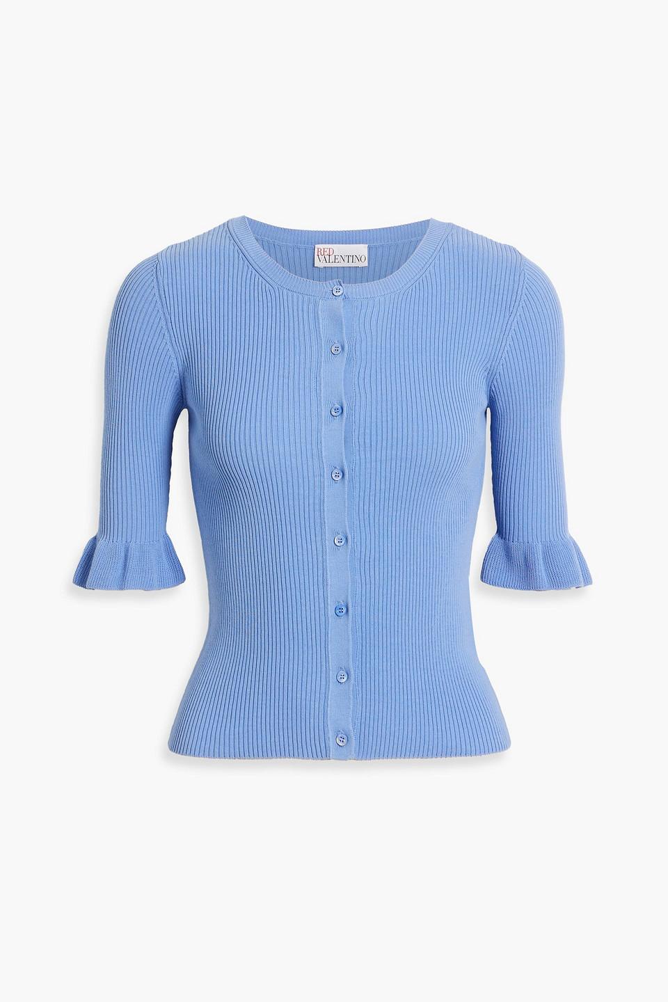 ＜RED VALENTINO＞コットン カーディガン 白 XS RED VALENTINO＞コットン カーディガン 白 XS