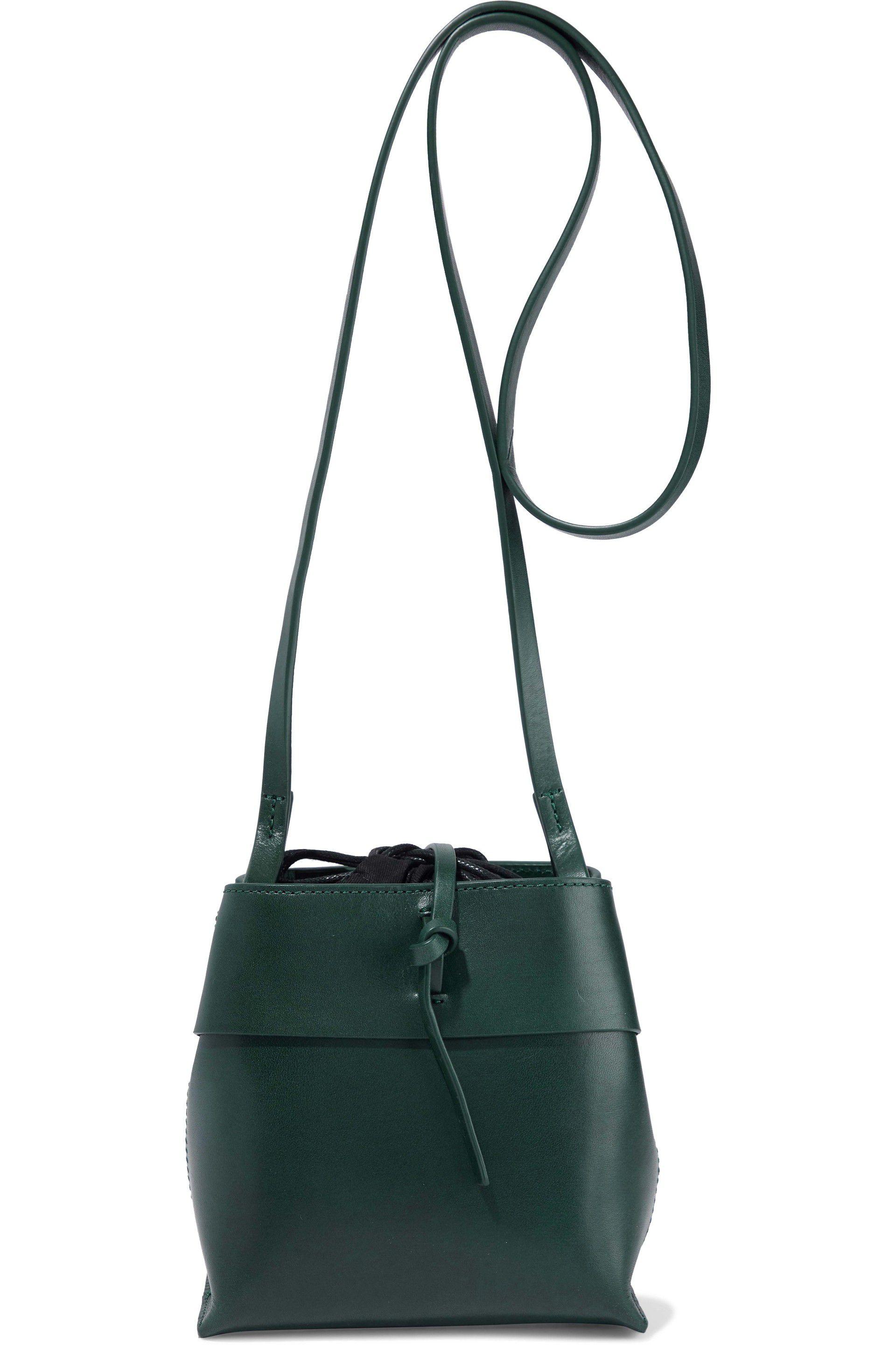 kara leather bucket bag