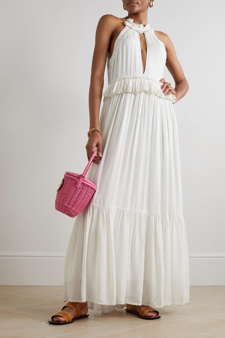 chinese dress ladies Romantic Flowing Lyocell Maxi Dress main image 0