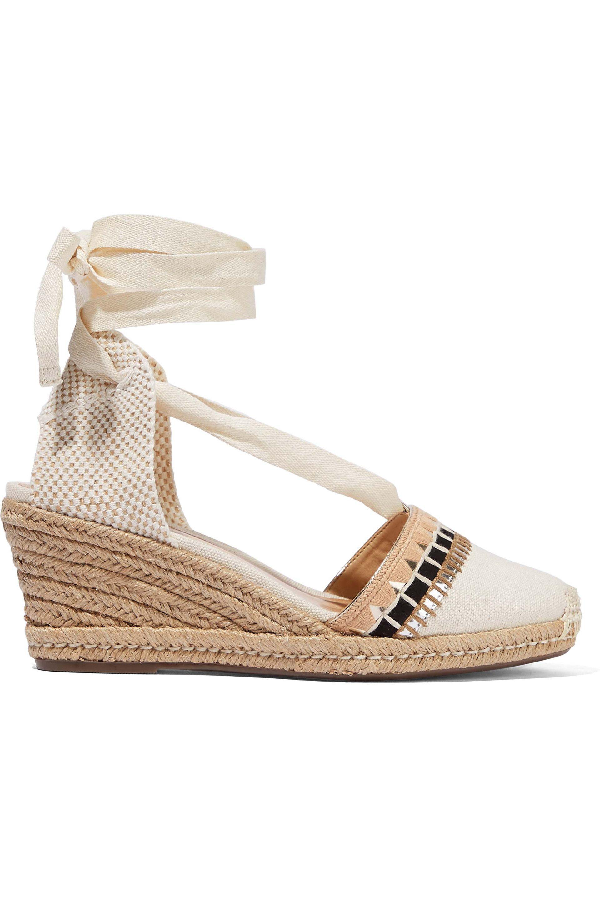 schutz embellished heel