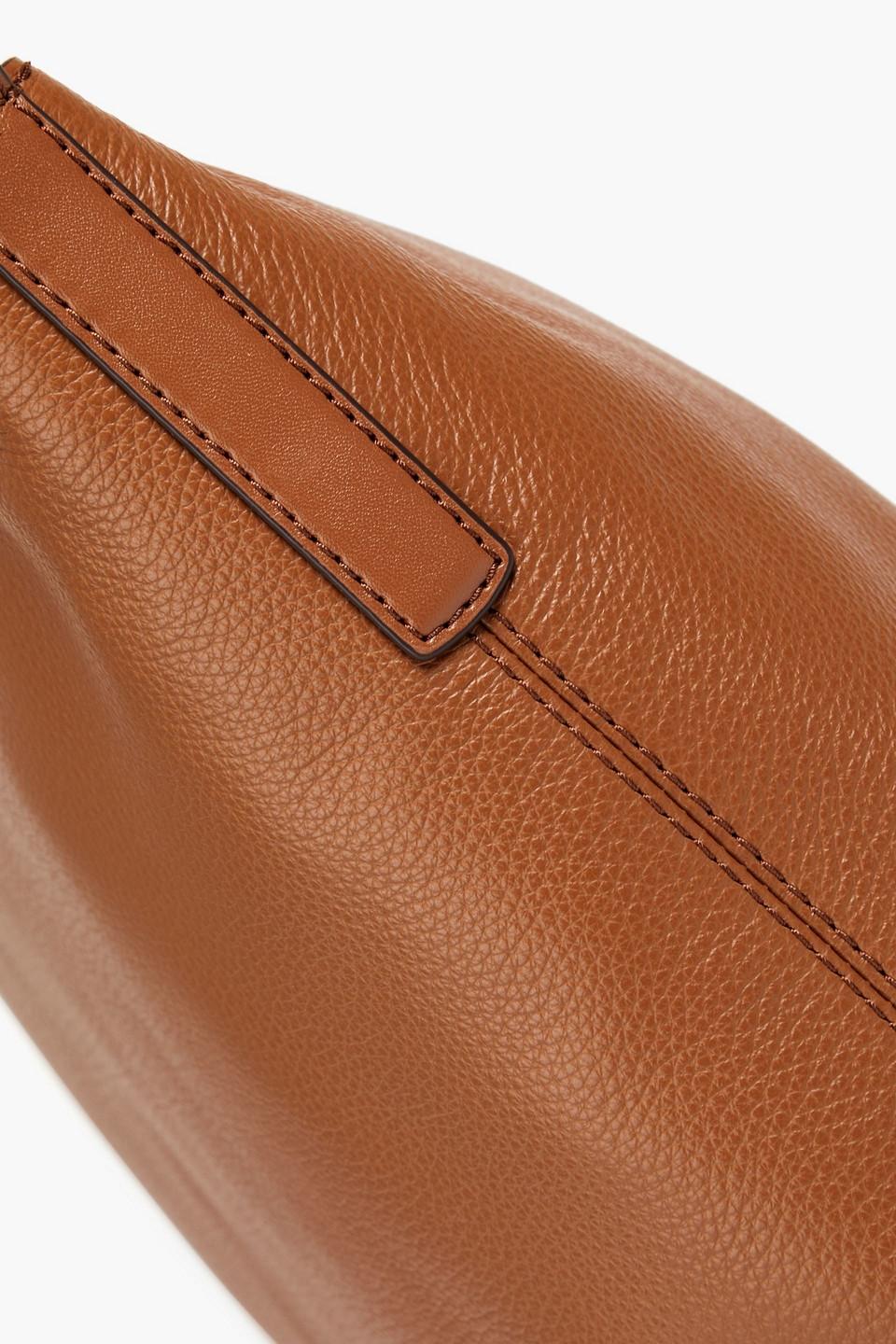 MICHAEL Kors Lexington Pebbled-leather Shoulder Bag in Brown UK