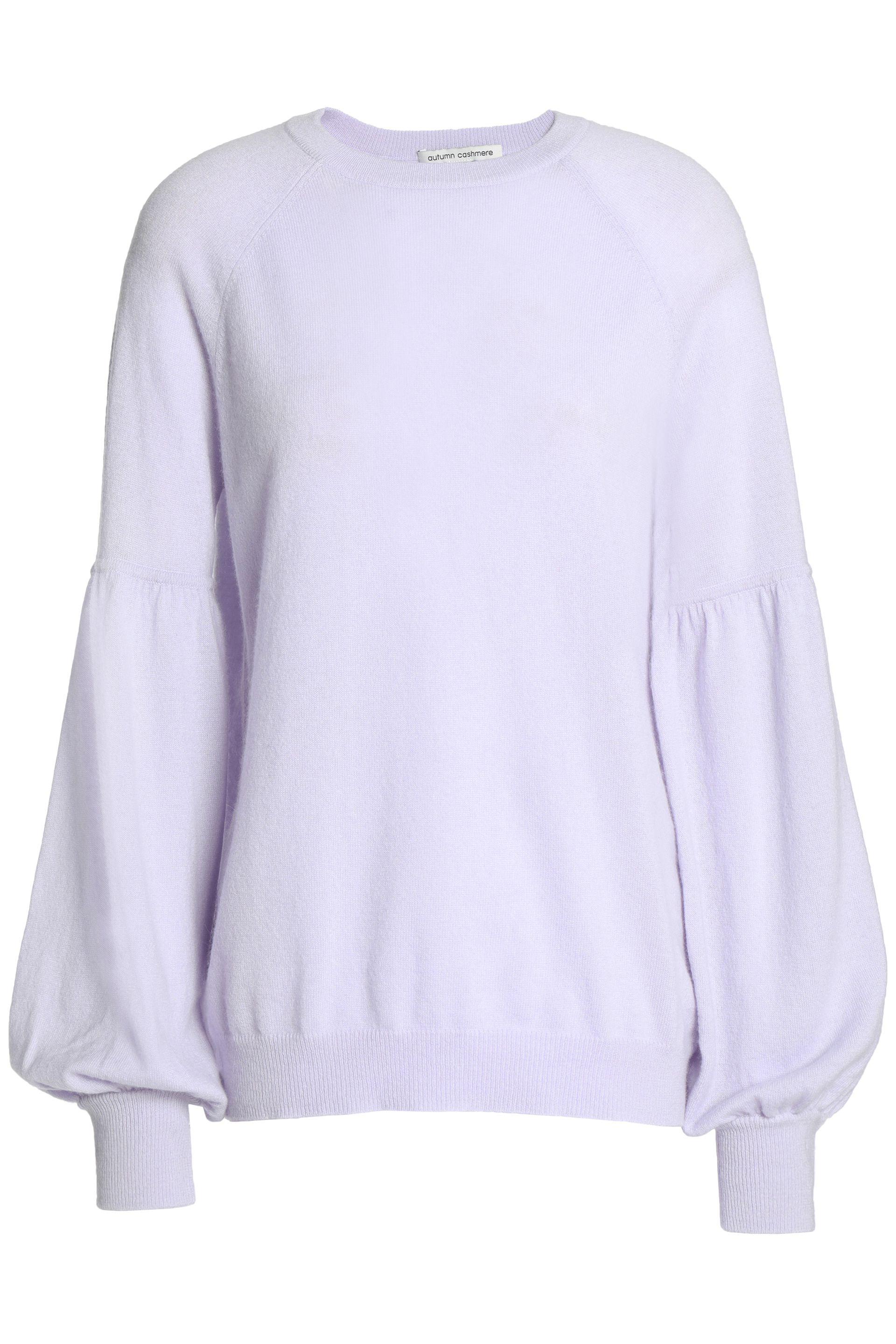purple cashmere sweater