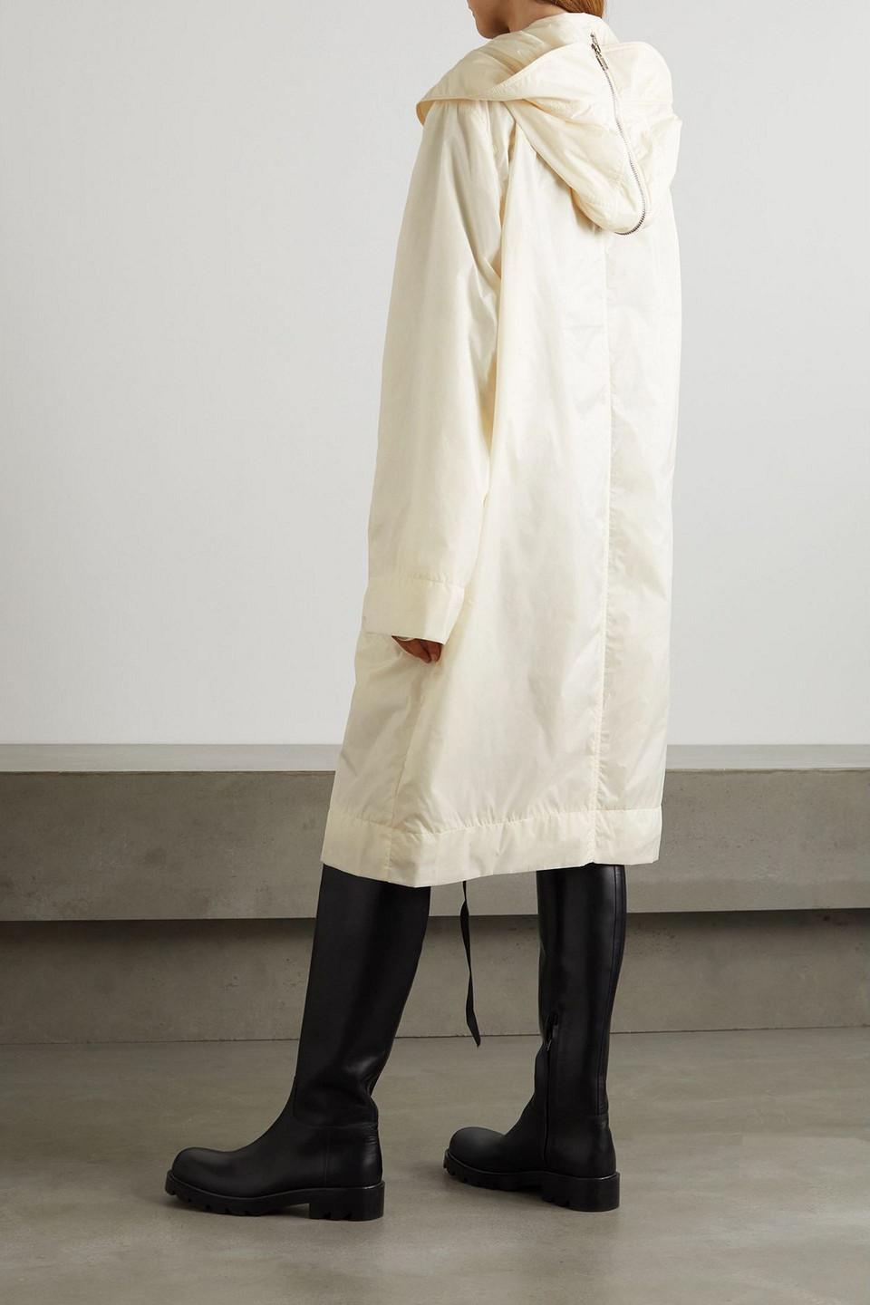 Oversized Hooded Coat Rick Owens Oversized Padded Coat Rick Owens