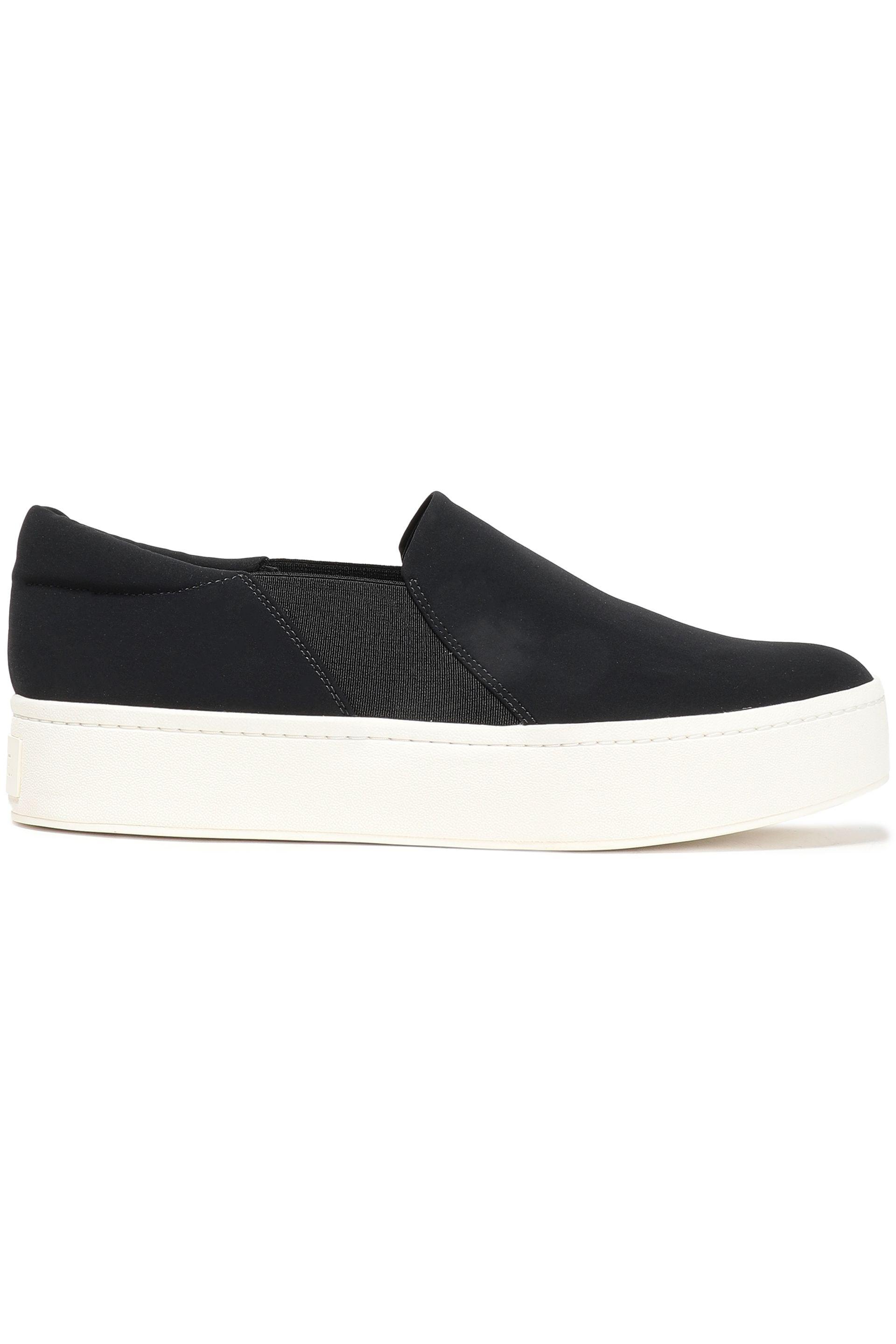 Vince Warren Stretch-knit Platform Slip-on Sneakers Black - Lyst