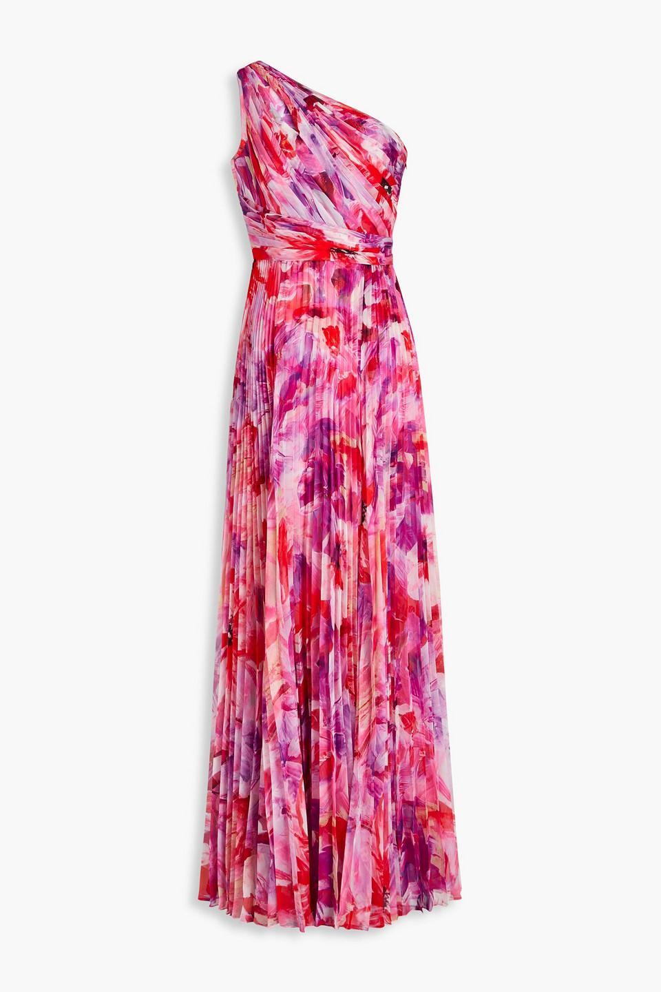 strapless open back dress Garden Party Pleated One Shoulder Midi Dress – Moda Boutique main image 0