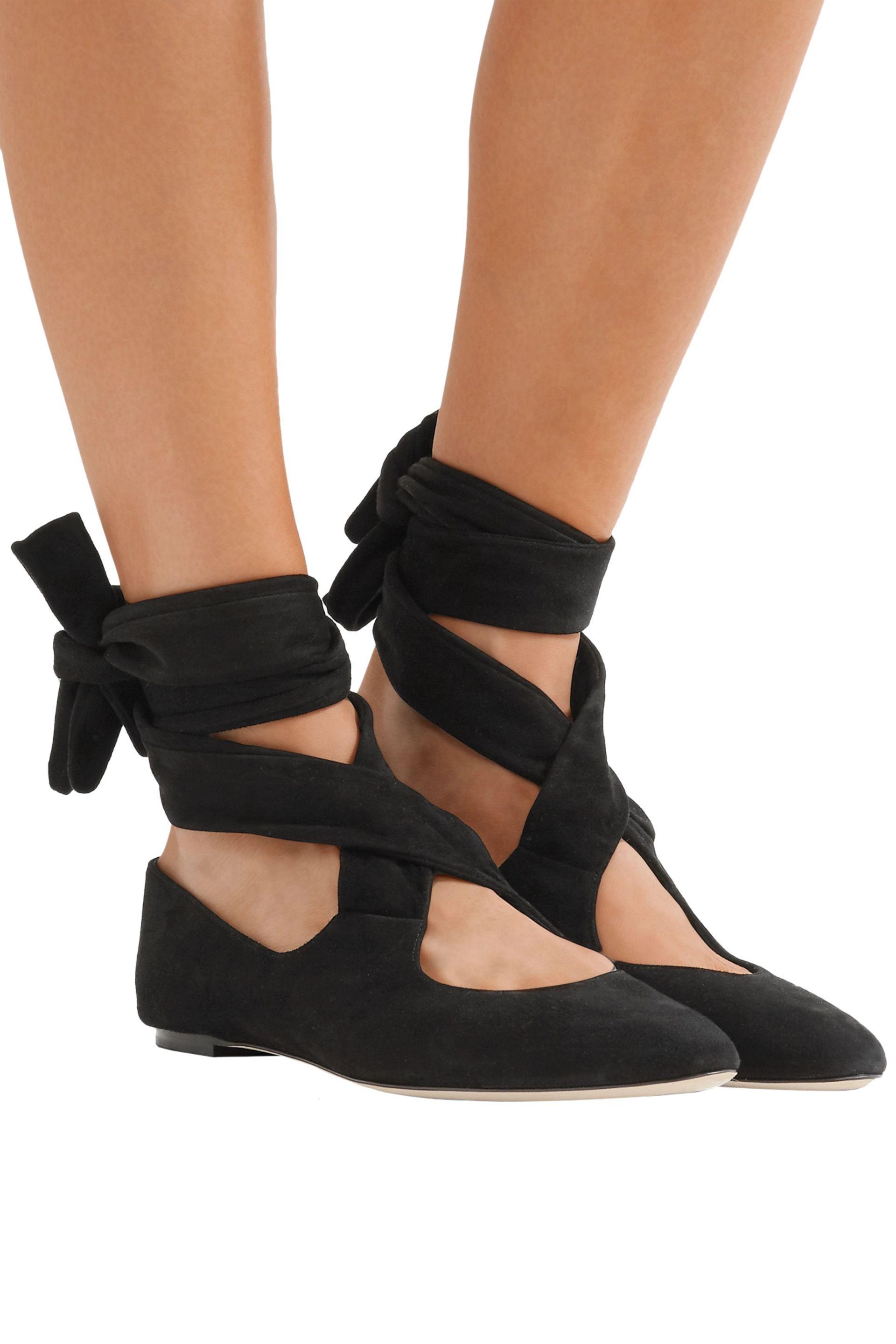 the row sock ballet flats