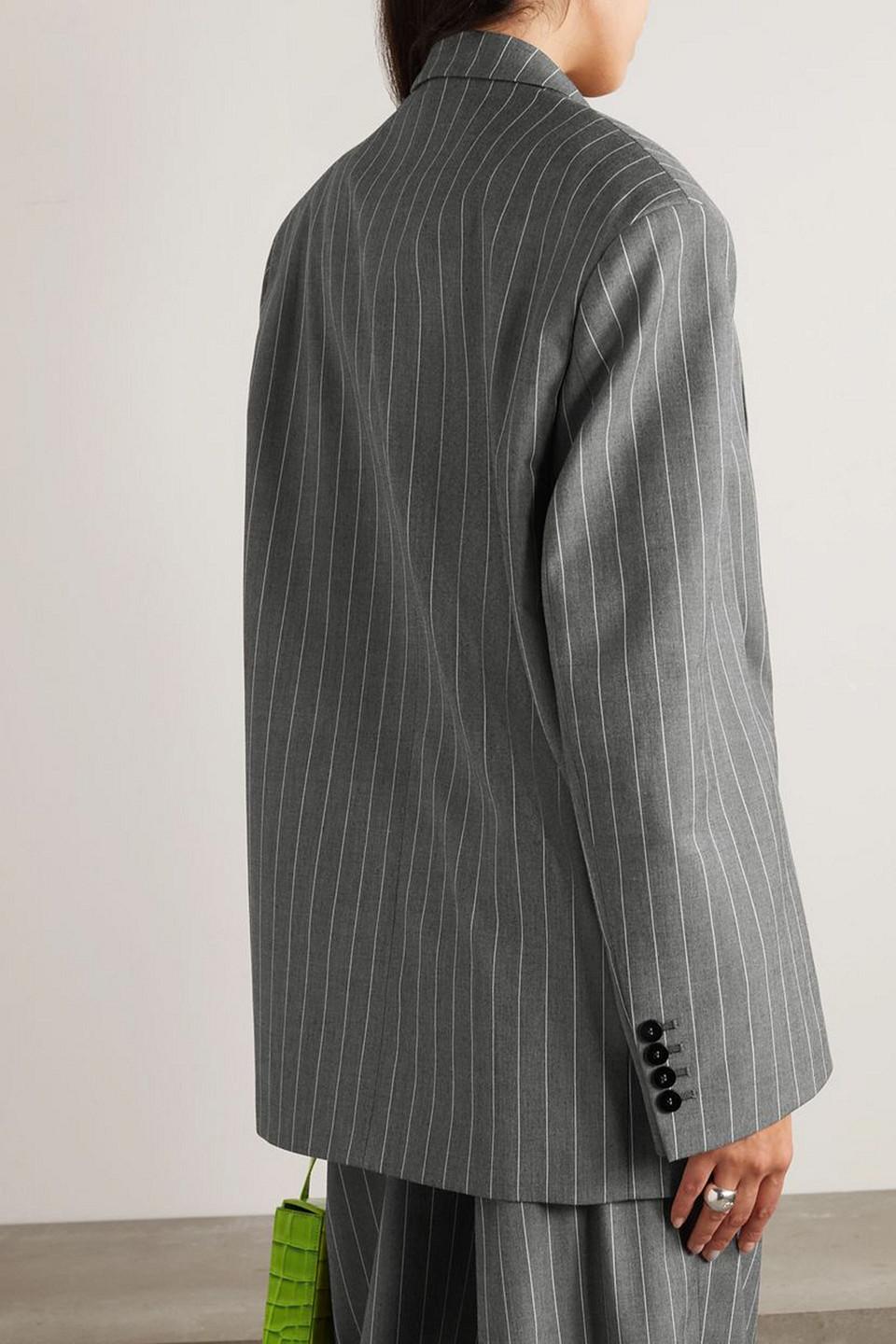 ジャケット The Attico Oversize blazer Grey Blazer for Women | THE ATTICO®