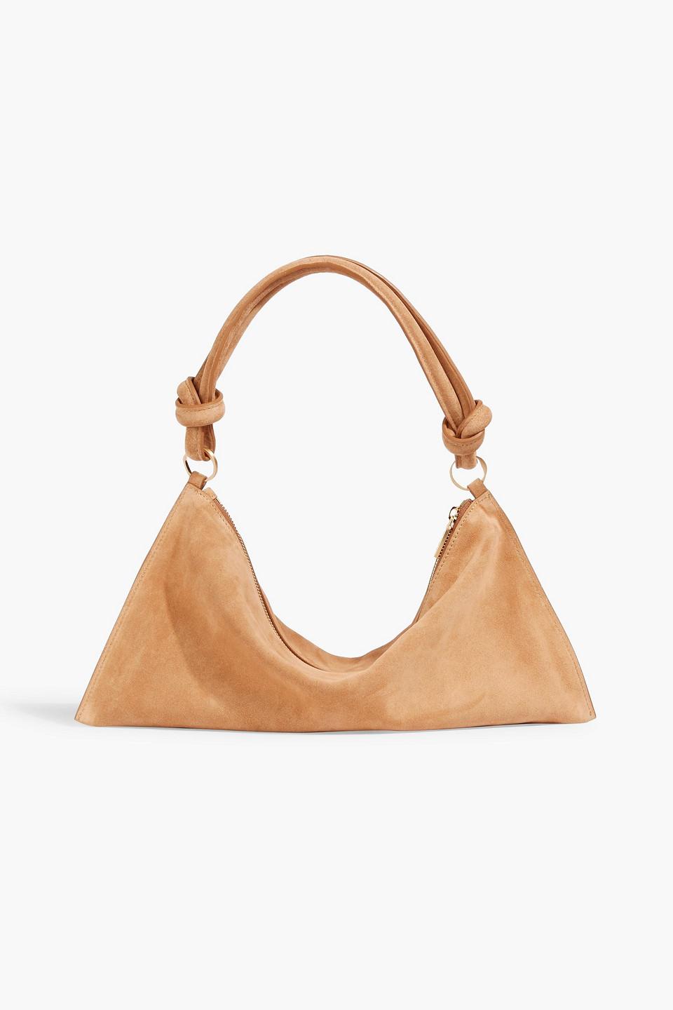 Cult Gaia Hera Mini Suede Shoulder Bag in Brown Lyst