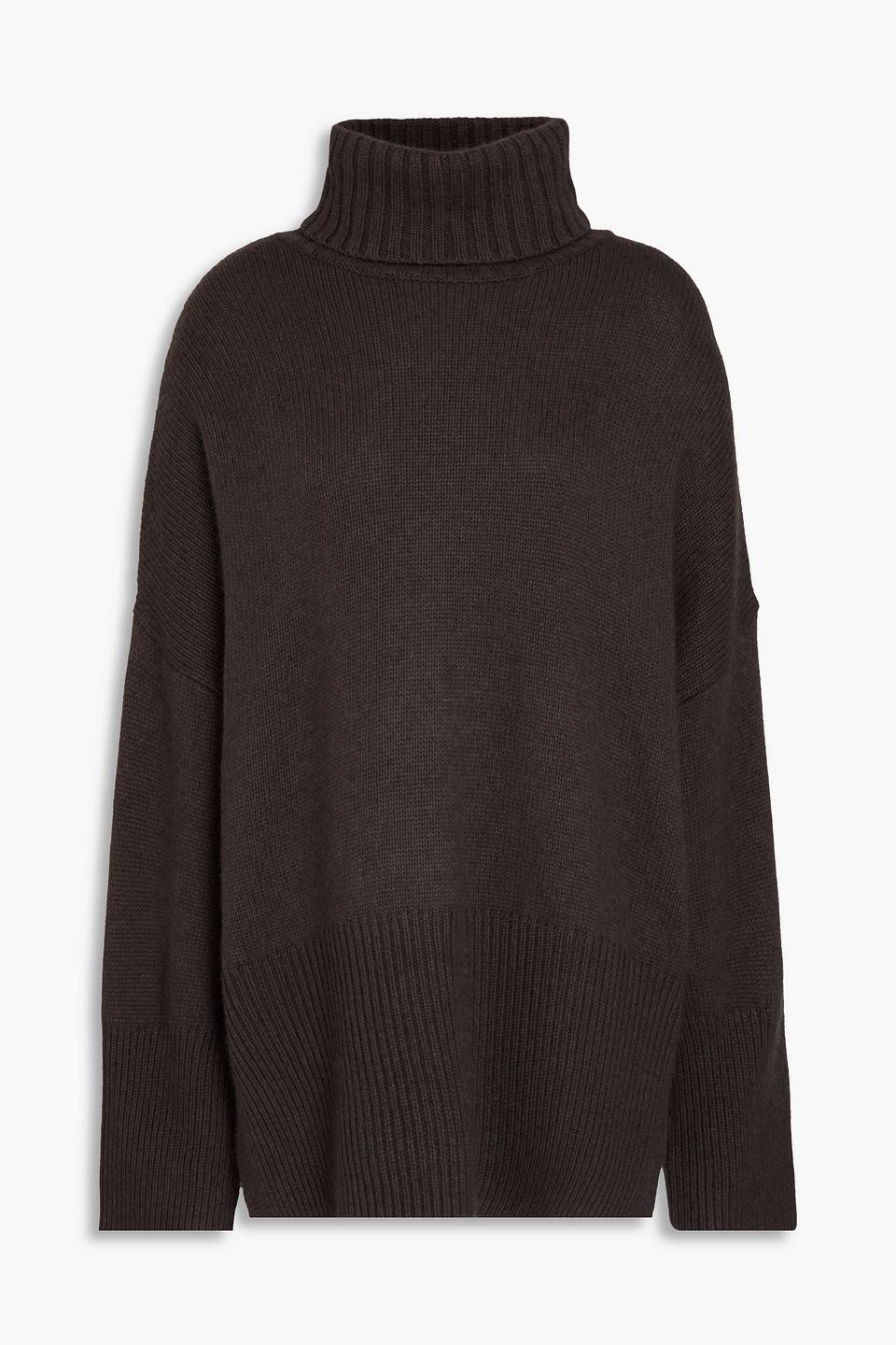 Autumn cashmere funnel neck sweater
