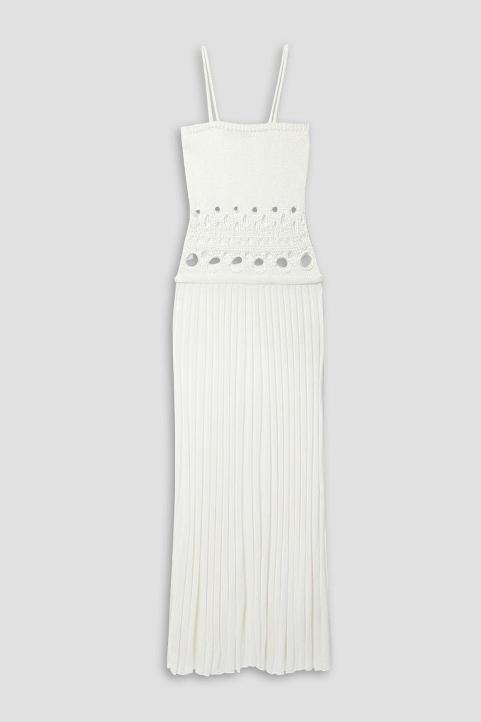 christopher esber white crochet dress Christopher Esber Crochet Knit Maxi by Christopher Esber