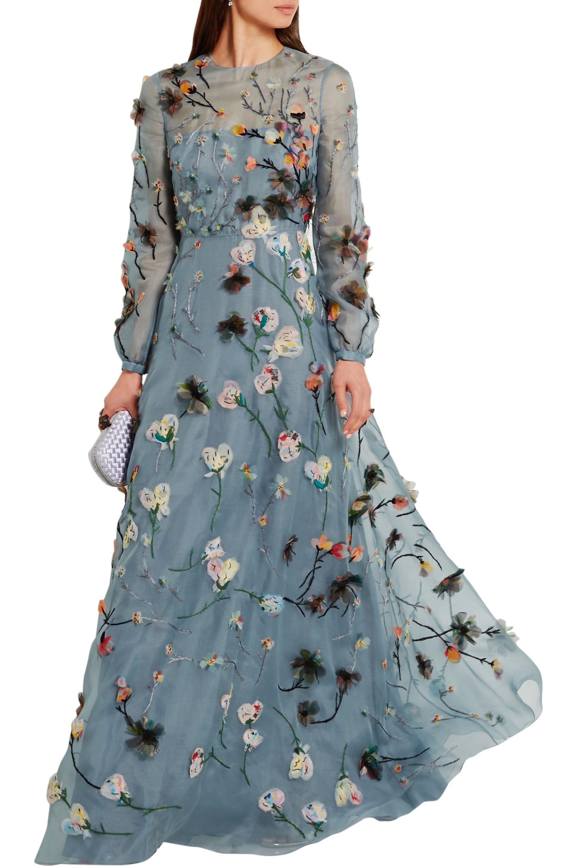bonnie jean lace dress Bonnie Jean Denim with Lace Dress main image 1
