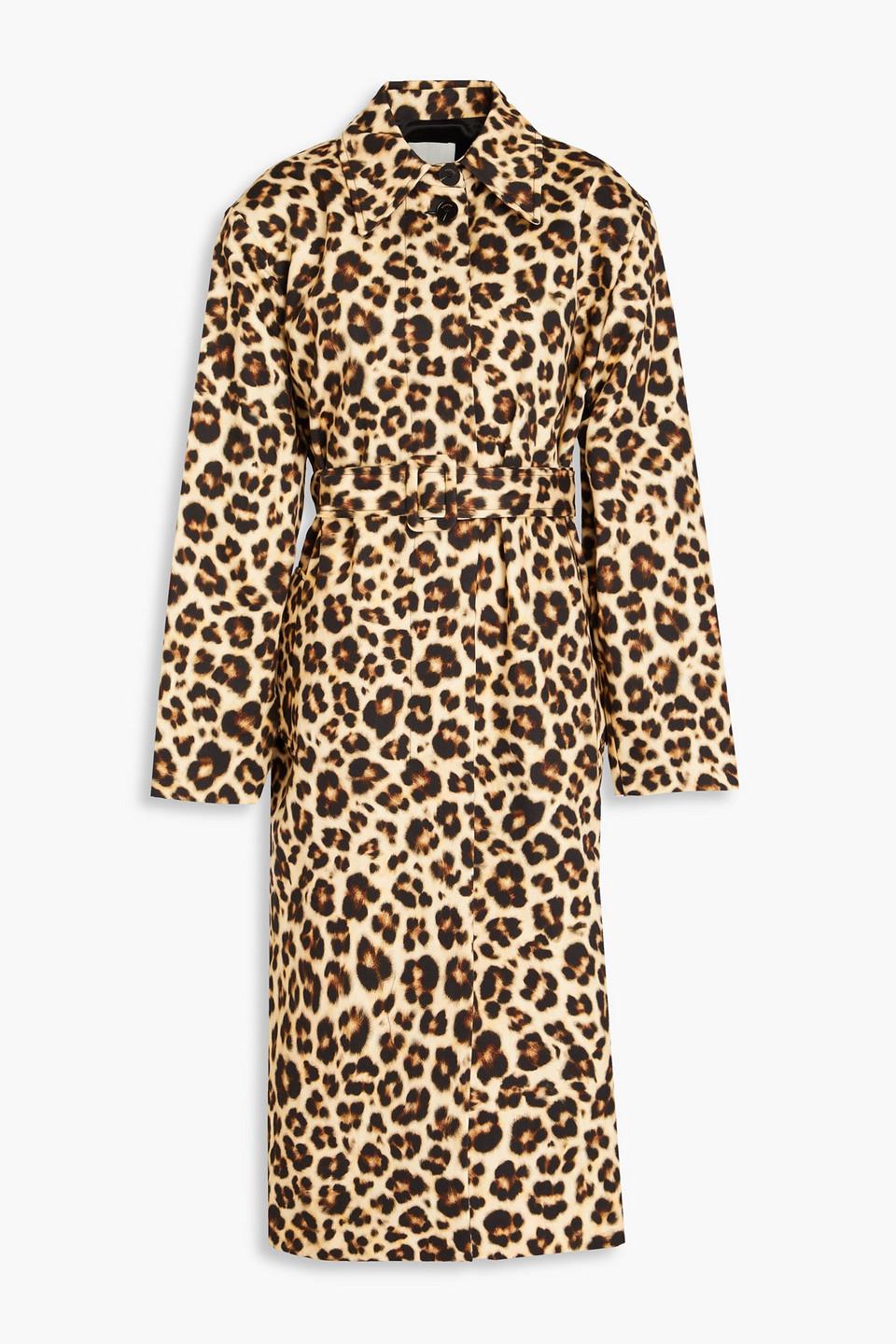 Sandro top leopard coat