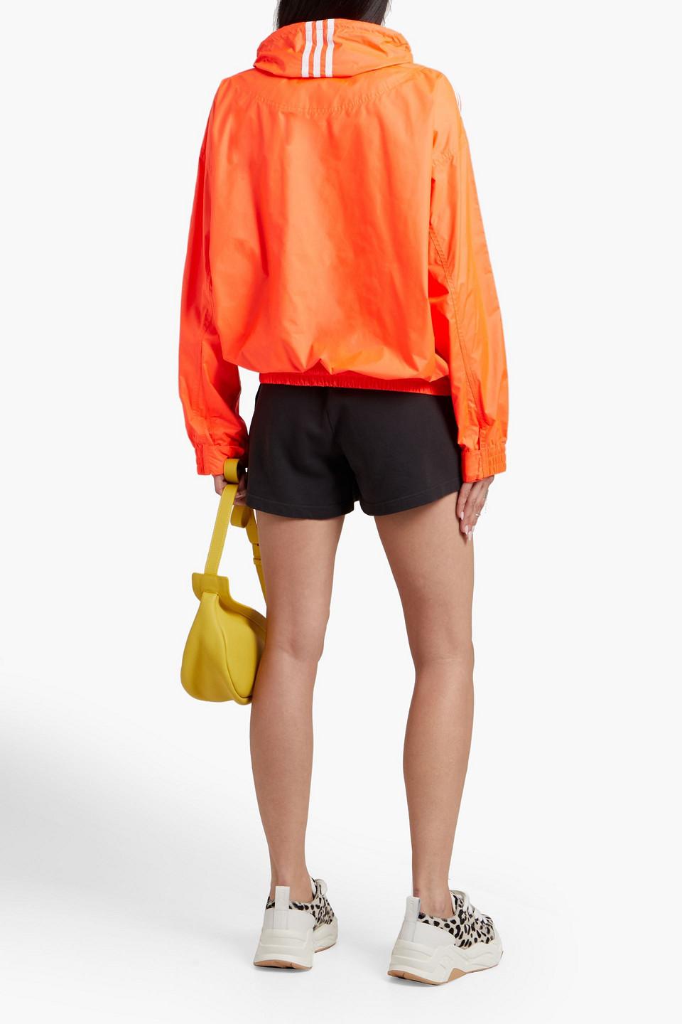 adidas By Stella McCartney Synthetic Striped Shell Track Jacket in Orange |  Lyst