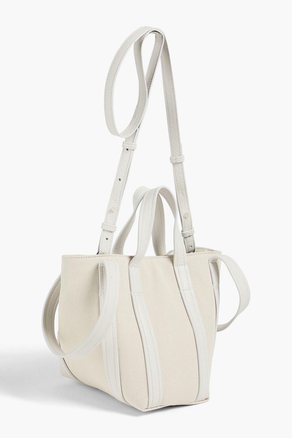 Balenciaga Everyday 2.0 Xs North-south Leather-trimmed Canvas Tote