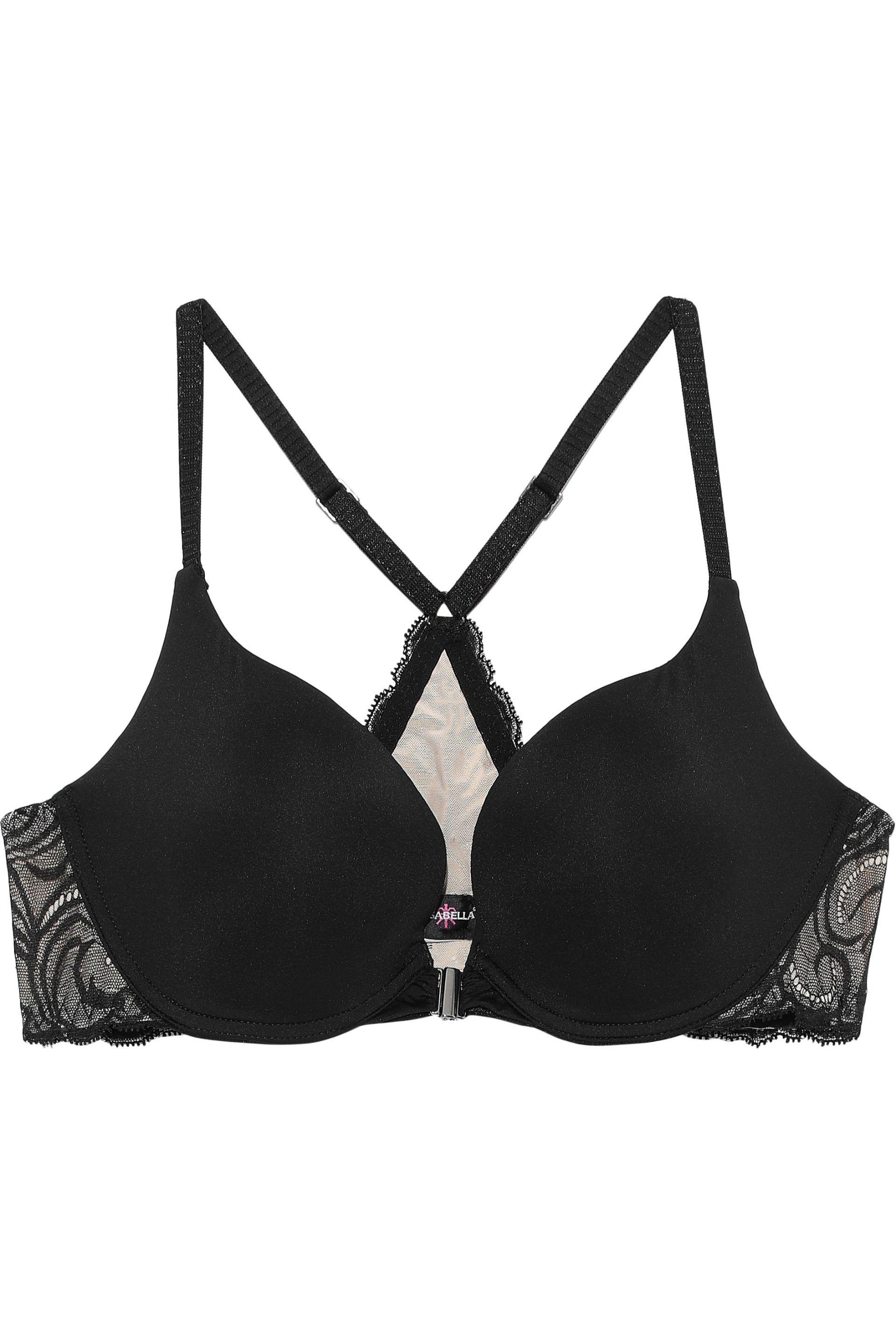 Cosabella Evolved Stretch-jersey And Lace Push-up Bra Black - Lyst