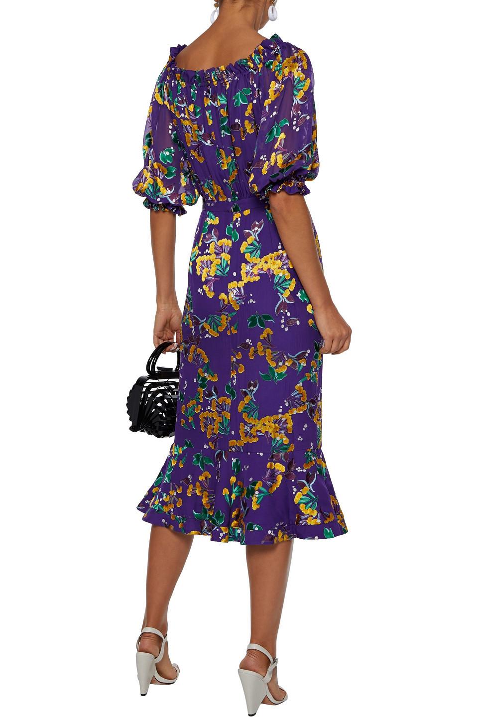 Silk-blend Chiffon Dress 
