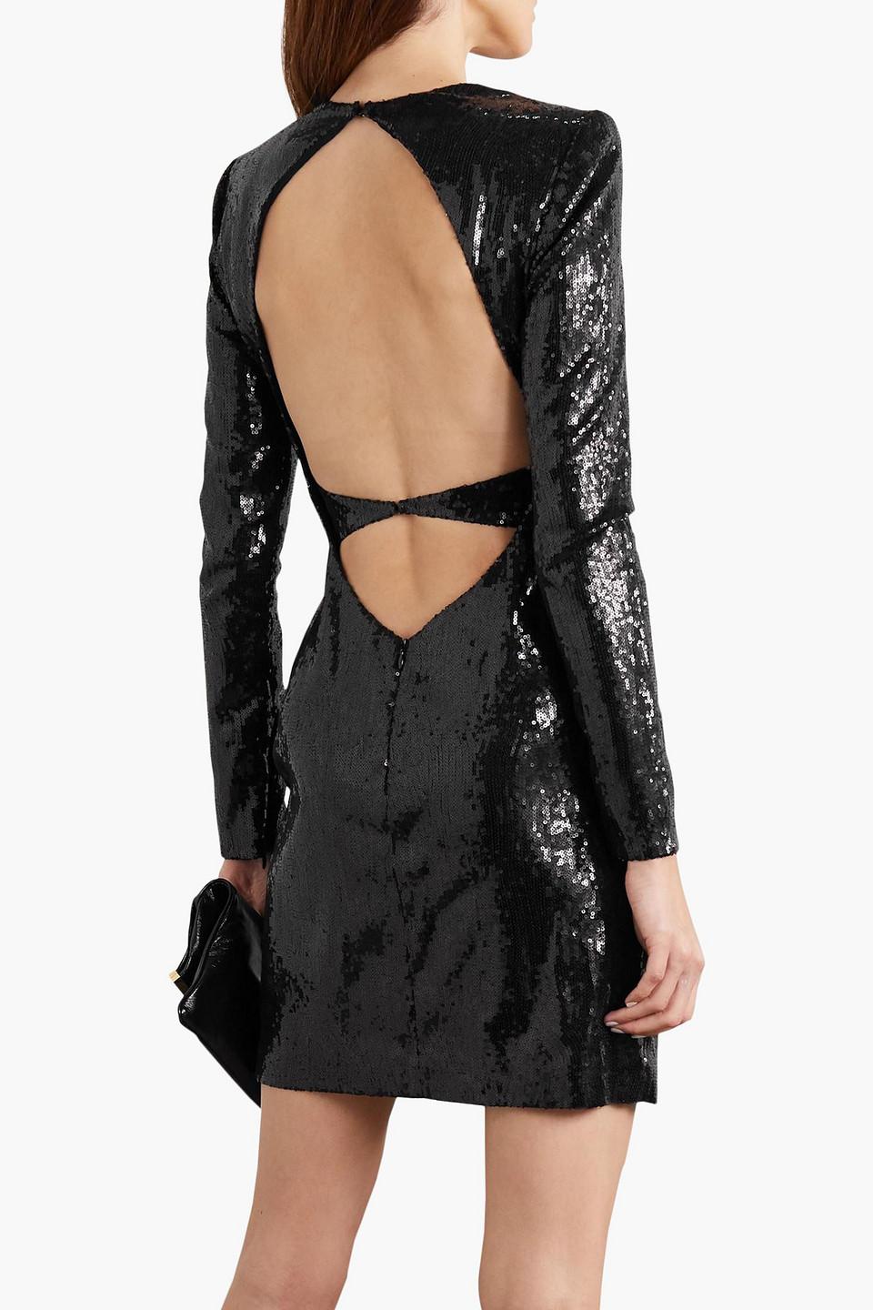 silk laundry 90s slip dress | TikTok Men Cup:A-Three-dimensional Cut on the bias Silk Long Sleeve Backless