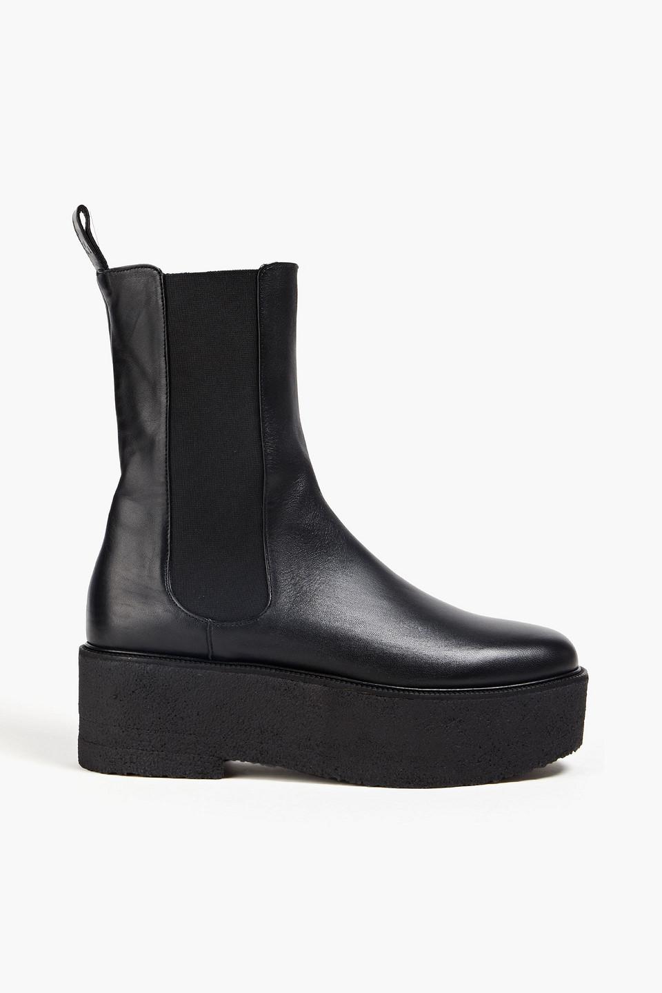 Staud Palamino Leather Chelsea Boots STAUD Palamino Leather