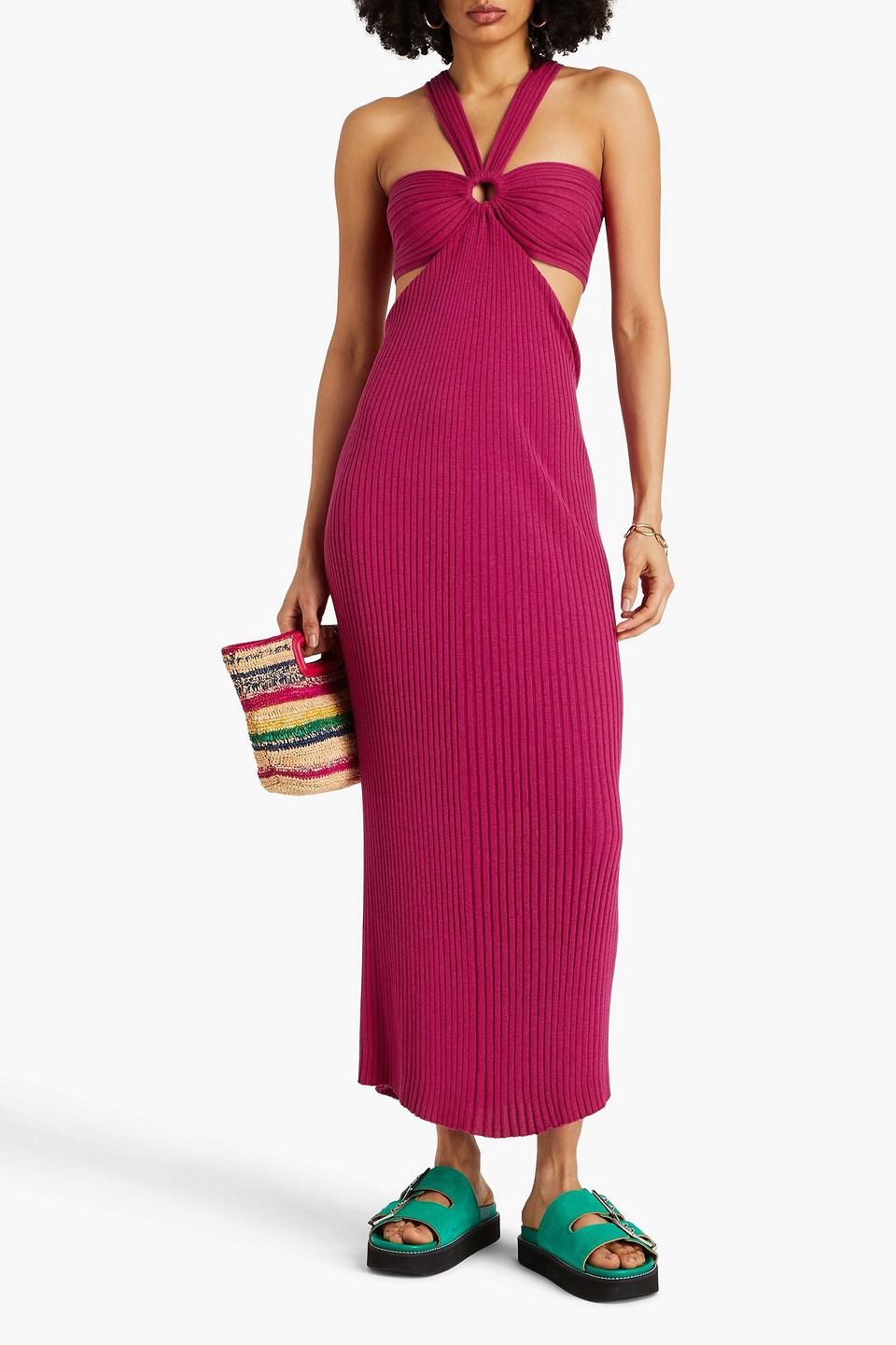 knit sweater dress off the shoulder Black Dress - Off-the-Shoulder Sweater Midi Dress