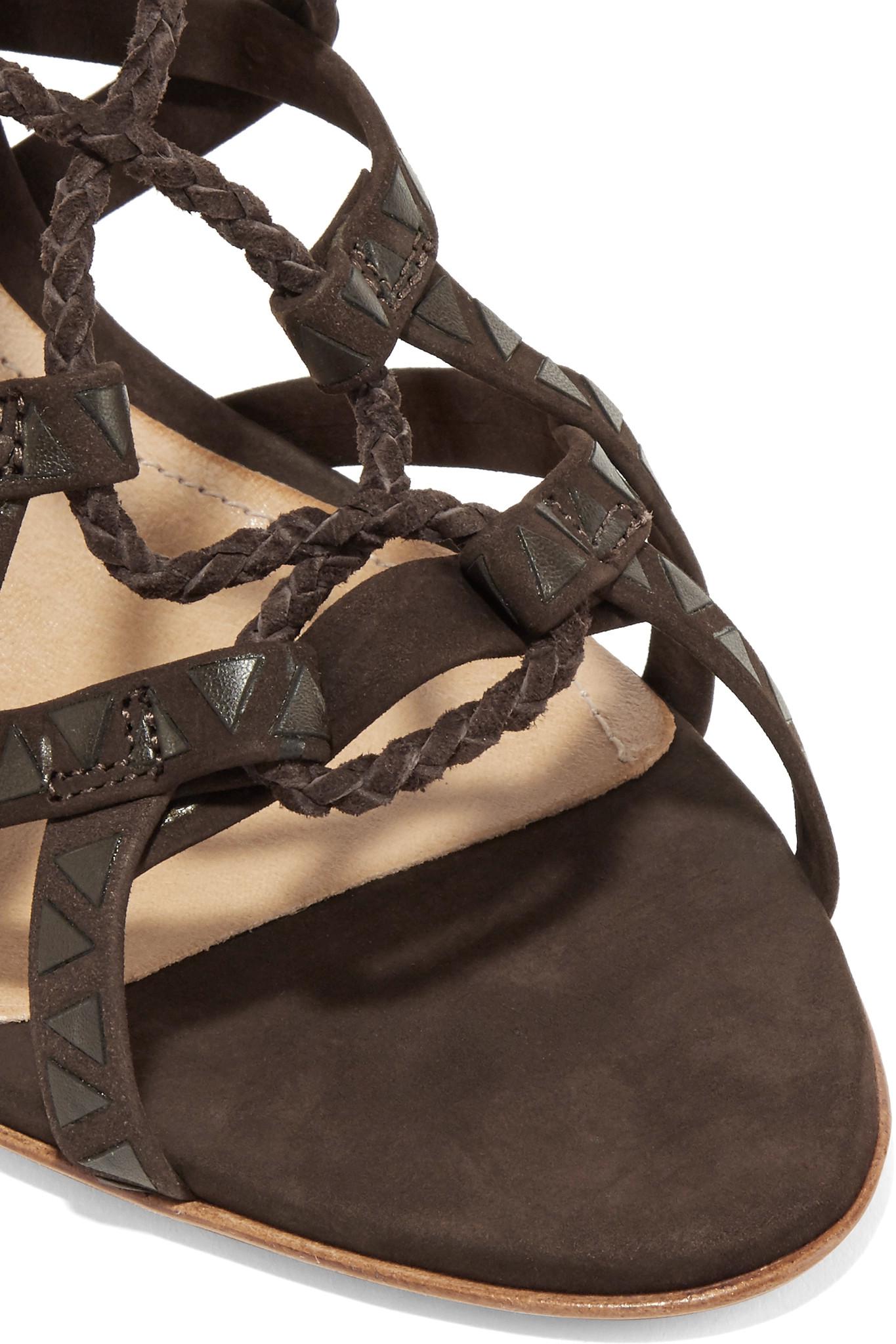 schutz elora suede sandals