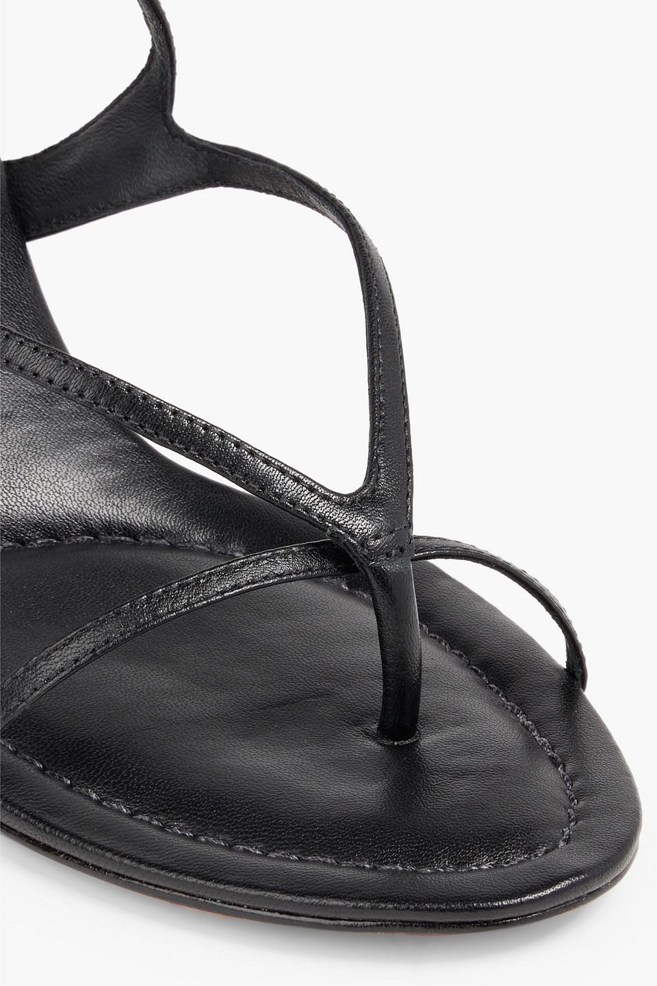 Alexandre Birman Alicia 50 Leather Sandals in Black | Lyst