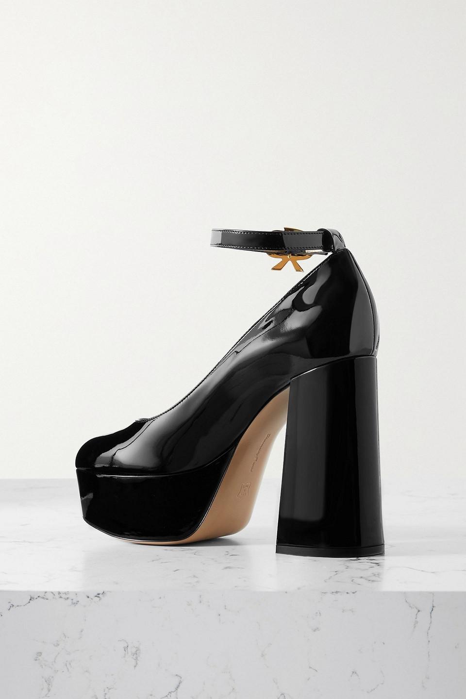 Gianvito Rossi Vernice 70 Patent-leather Platform Pumps in Gianvito Rossi Vernice 70 Patent-leather Platform Pumps in