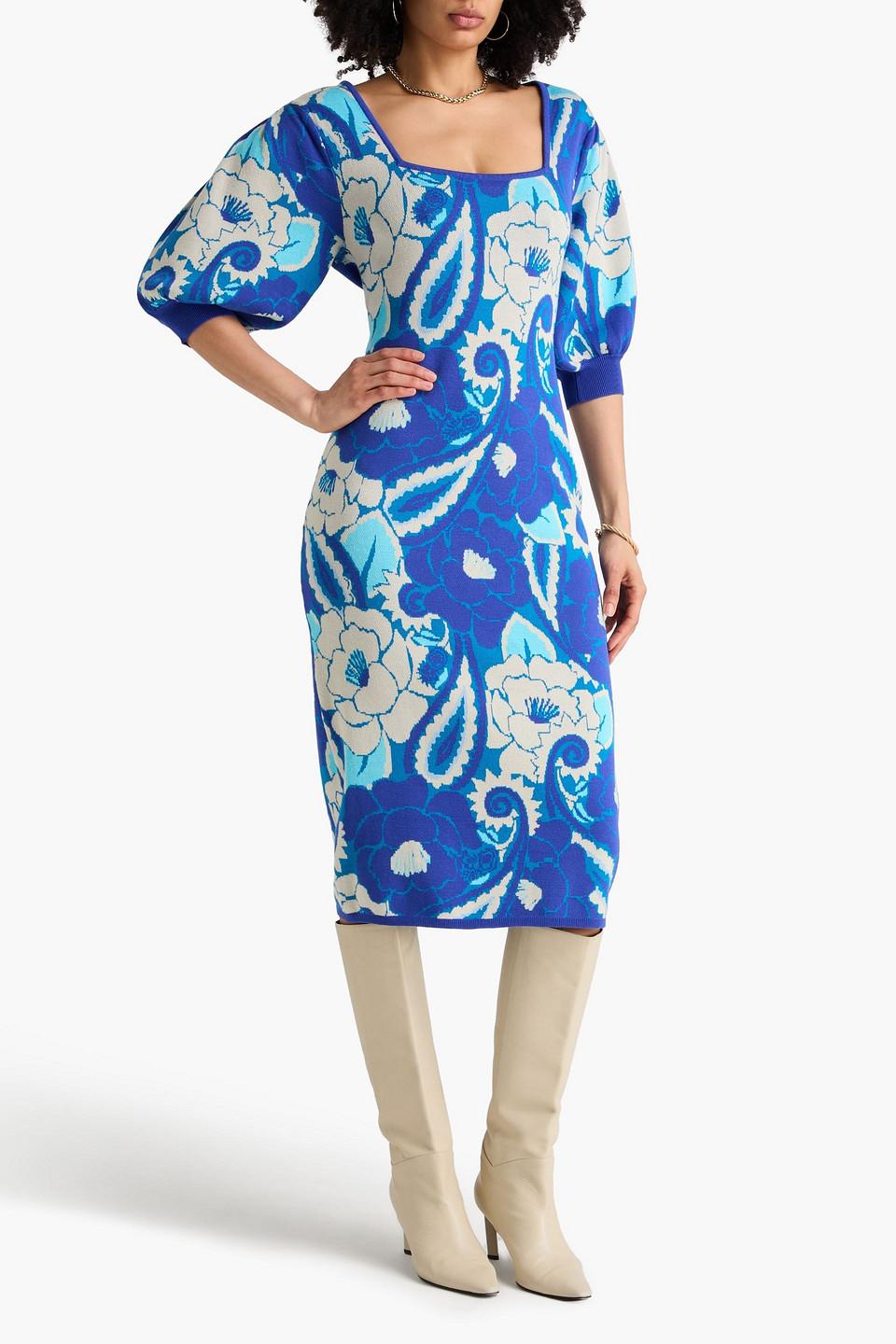 Farm Rio Blue Lace Banana Midi Dresses for Women - Up to 63% off | Lyst UK