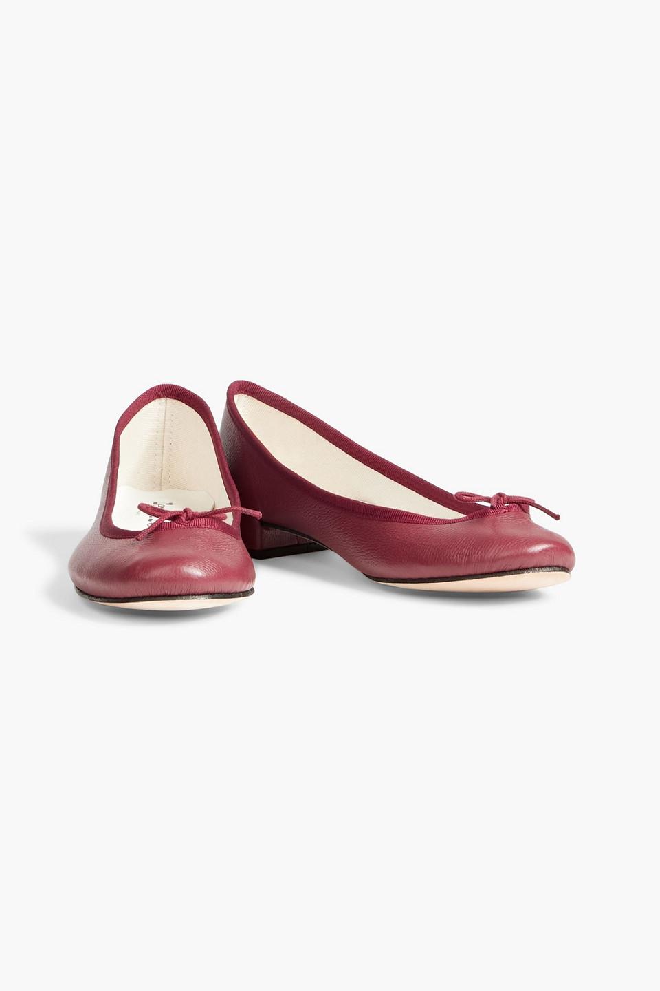 repetto red ballet flats