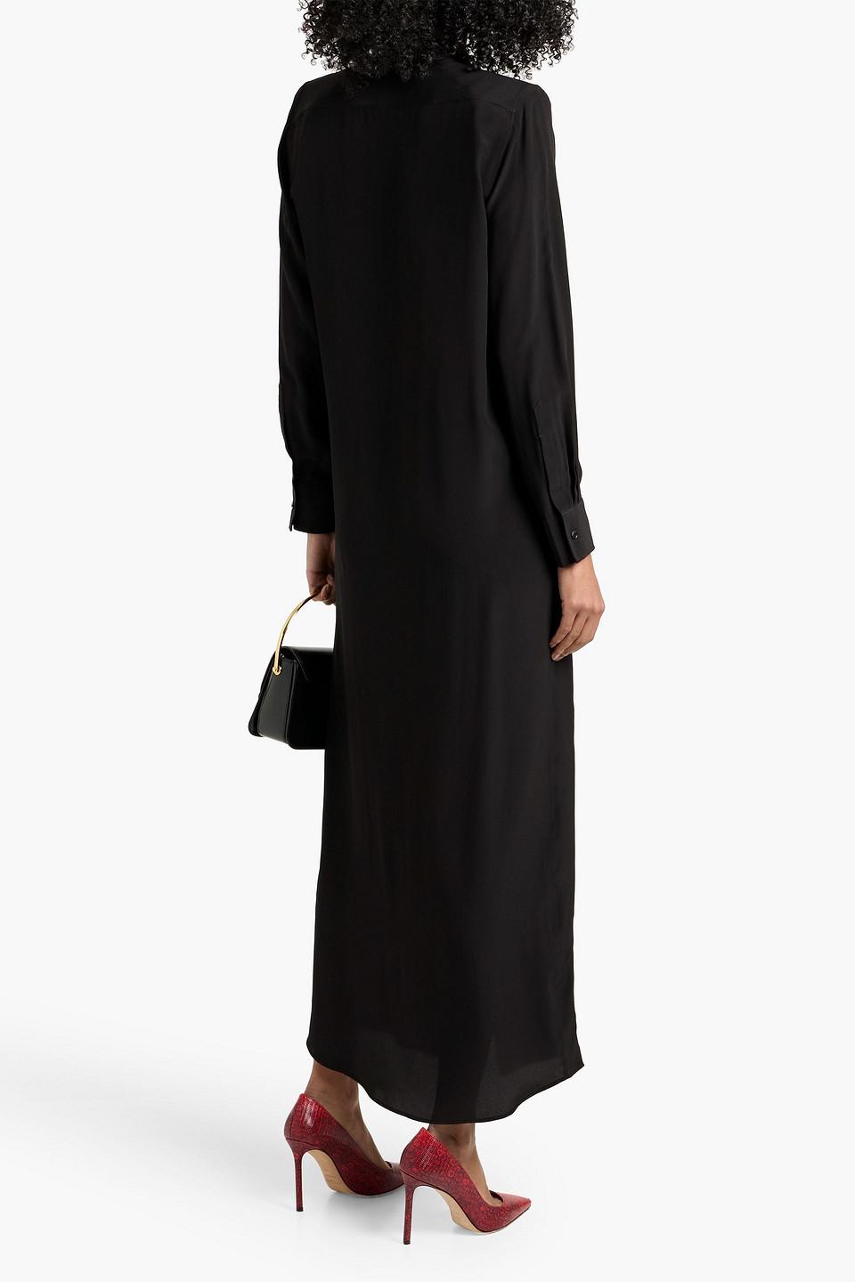 wardrobe nyc shirt dress WARDROBE.NYC Oversized cotton-poplin maxi shirt dress