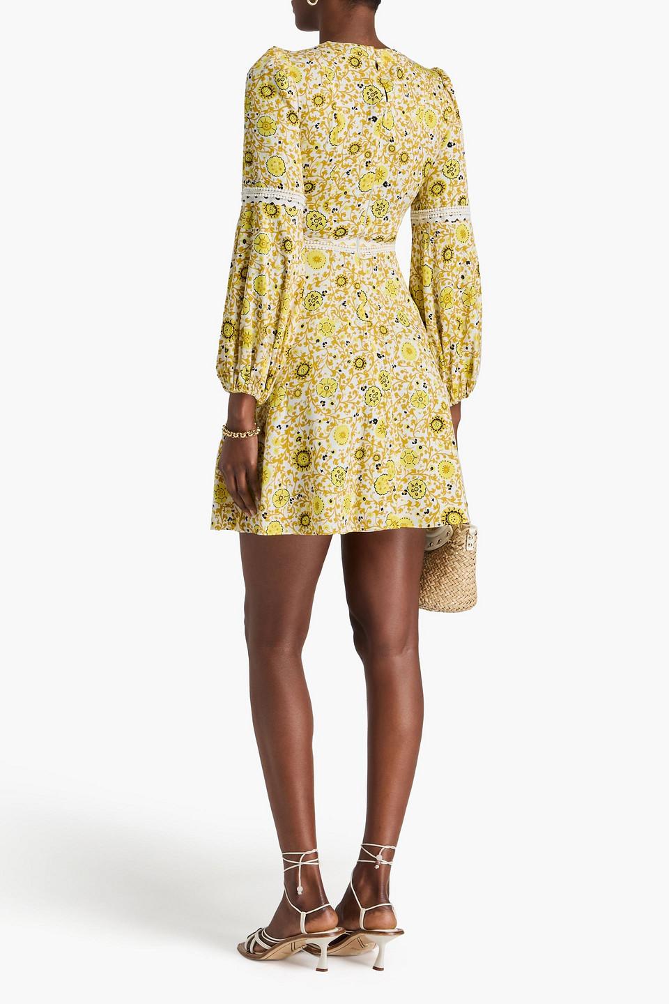 【DIANE VON FURSTENBERG】クレープ ミニワンピース DIANE VON FURSTENBERG クレープ ミニワンピース プリーツ