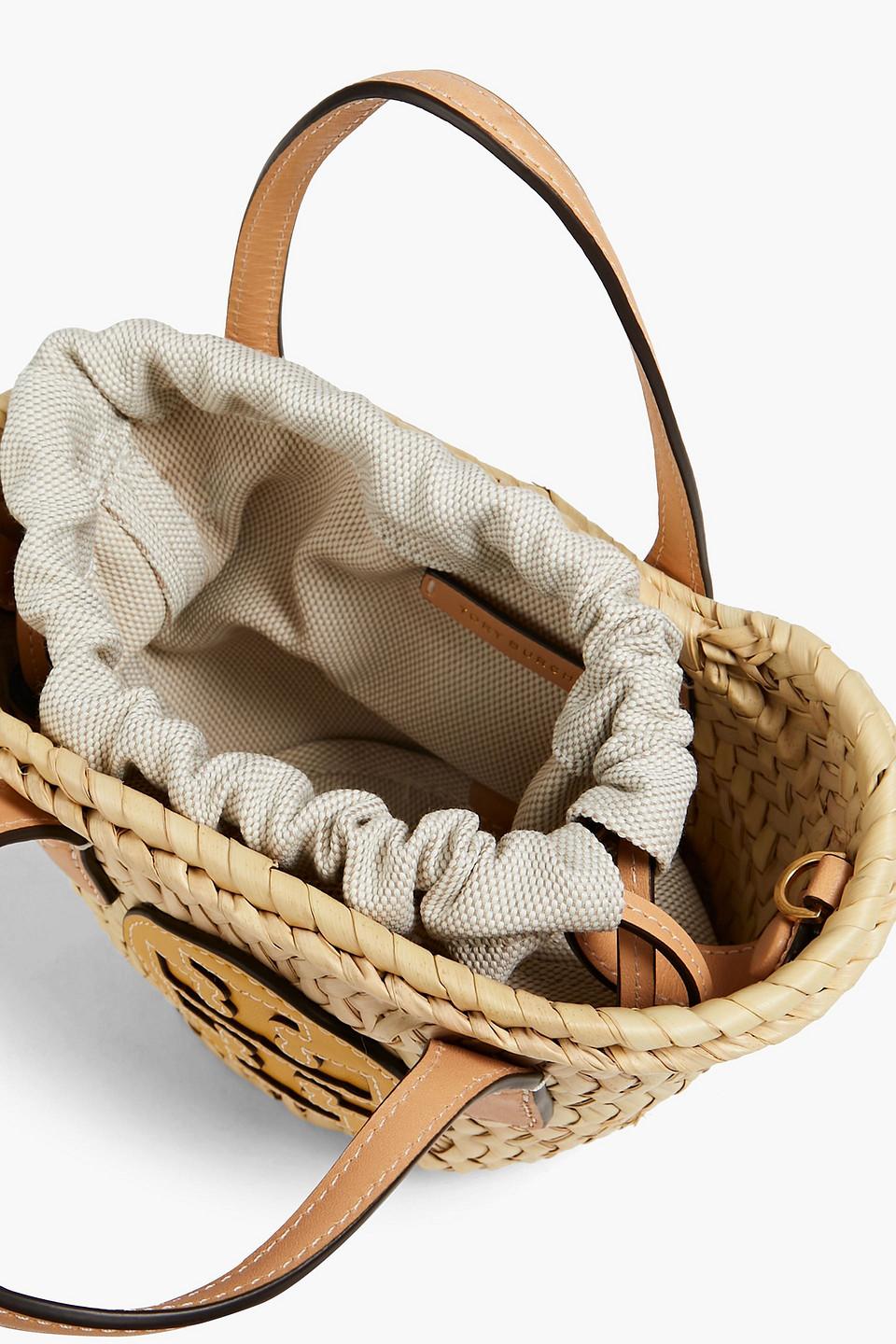 Straw Bucket Tory Burch Green Bucket Bag Tory Burch Women's Ella