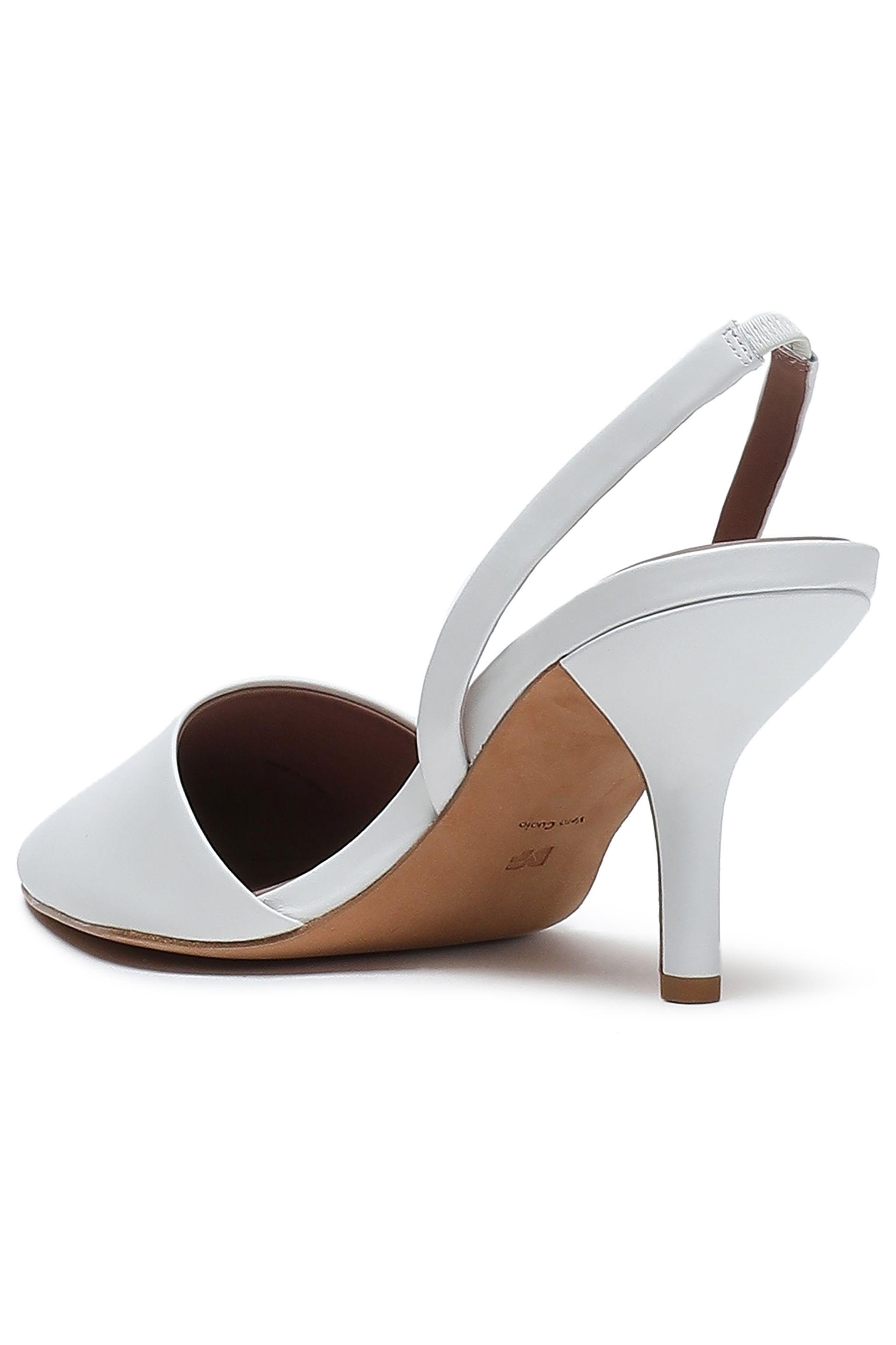 diane von furstenberg mortelle leather slingback pumps