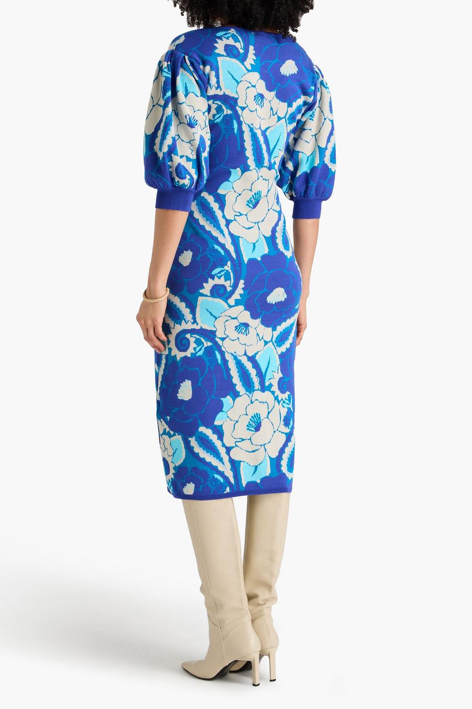 Farm Rio Blue Lace Banana Midi Dresses for Women - Up to 63% off | Lyst UK