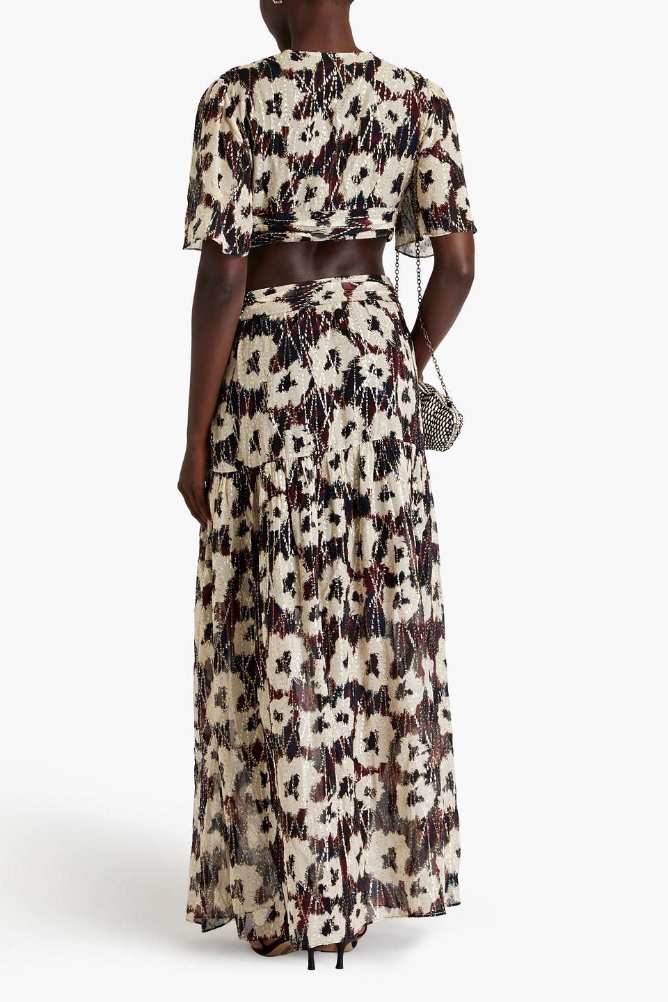 パーティードレス Printed Fil Coupe Cape Dress GUCCI Printed Fil Coupe Cape Dress | runwaycatalog | REVERSIBLE