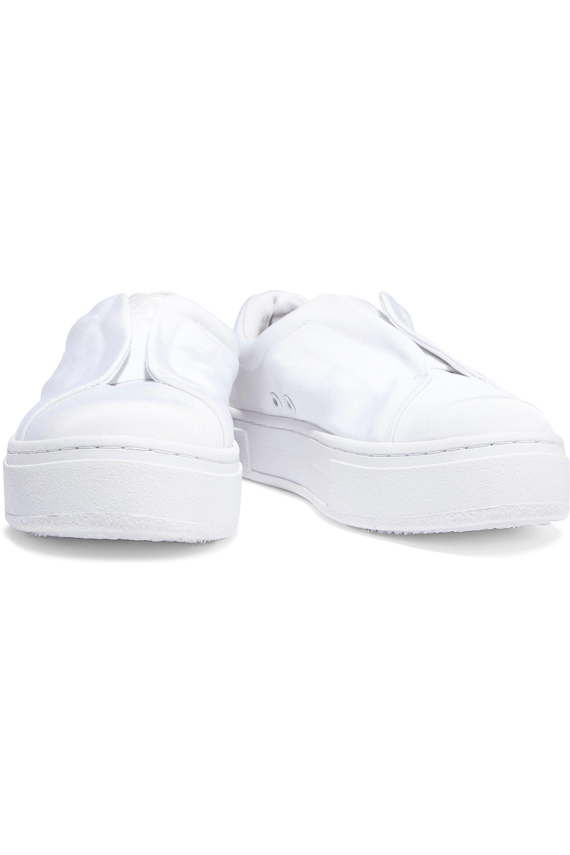 Eytys Leather Laceless Sneakers in White - Lyst