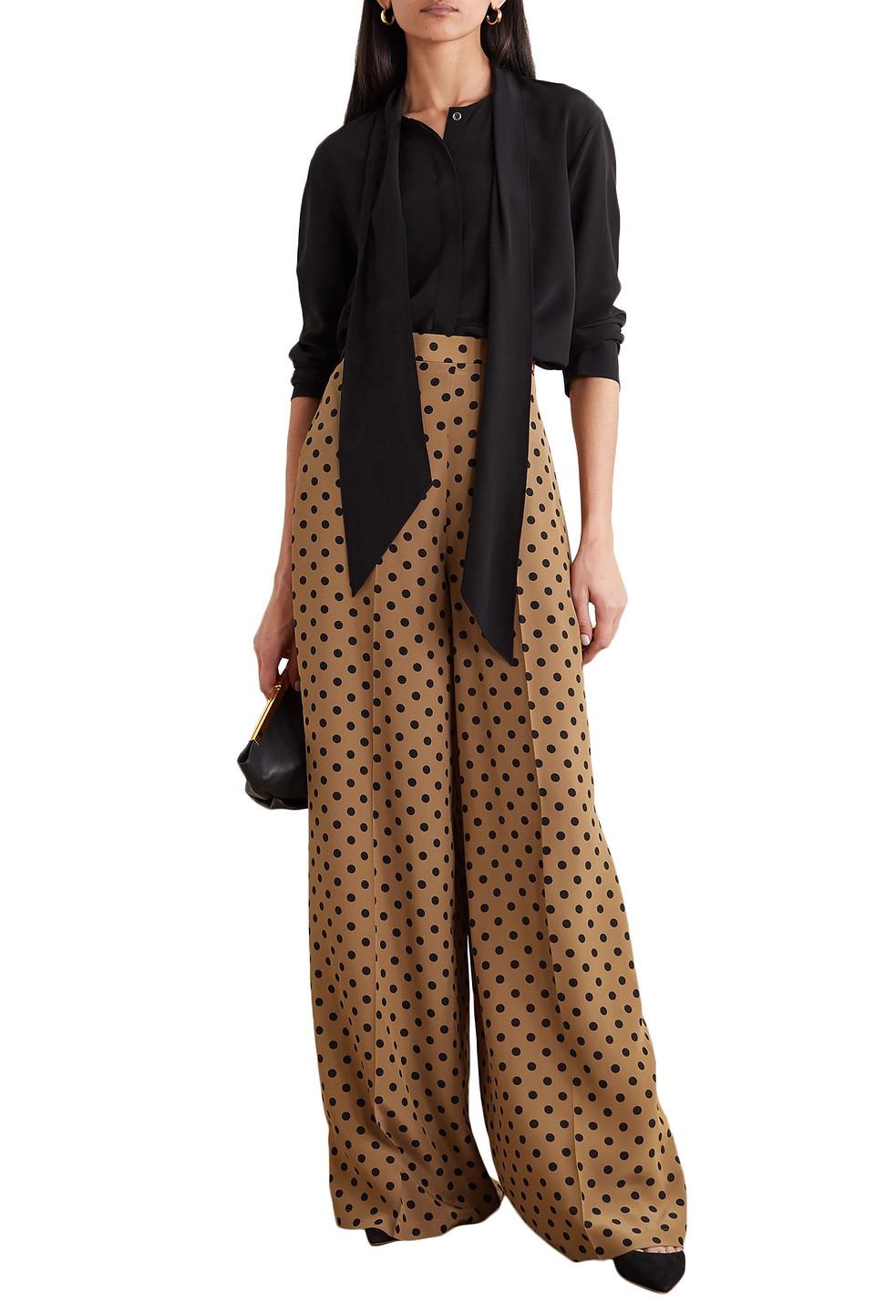 Wide Leg Polka Dot Pants